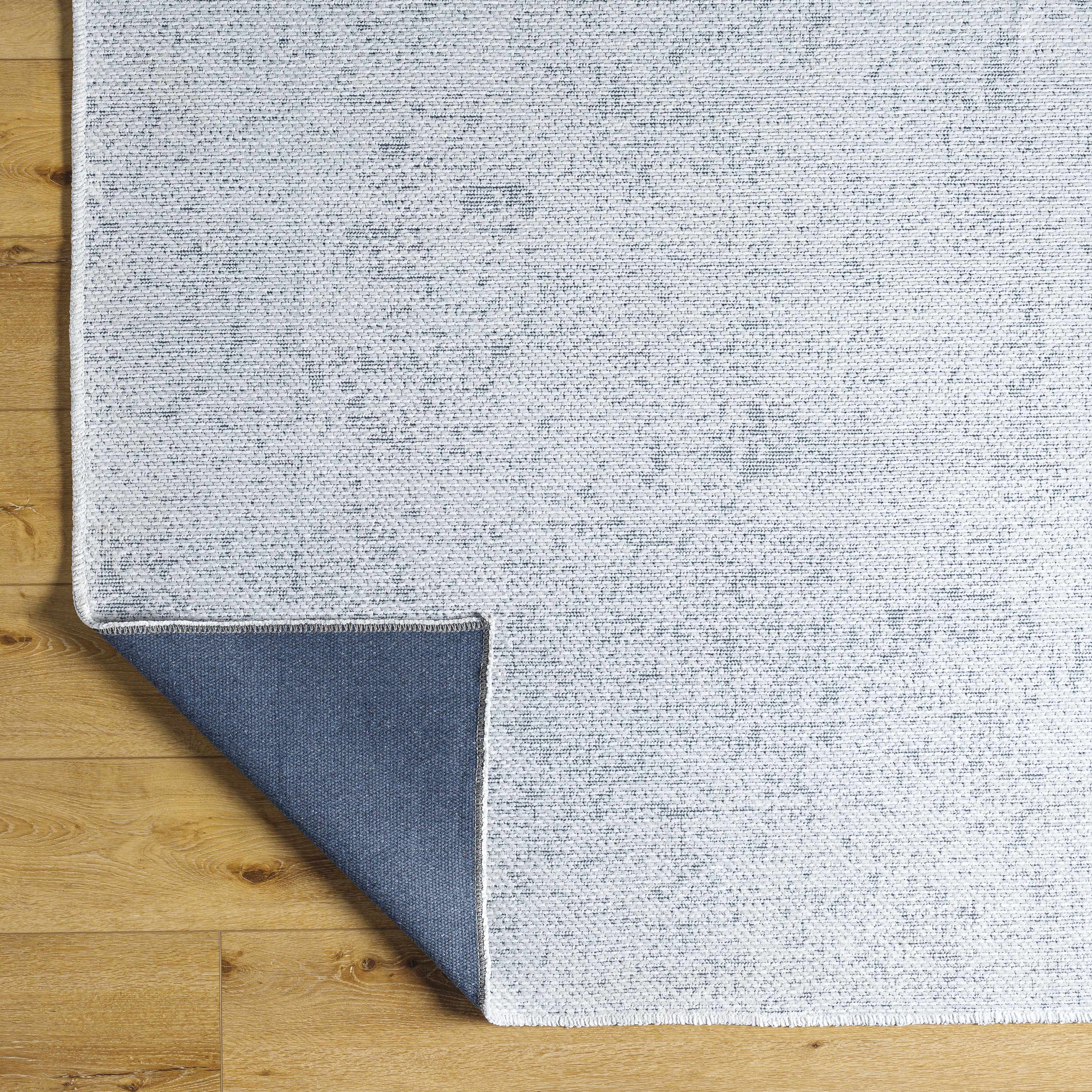Isako Light Blue Solid Washable Rug - Promo - Image 5