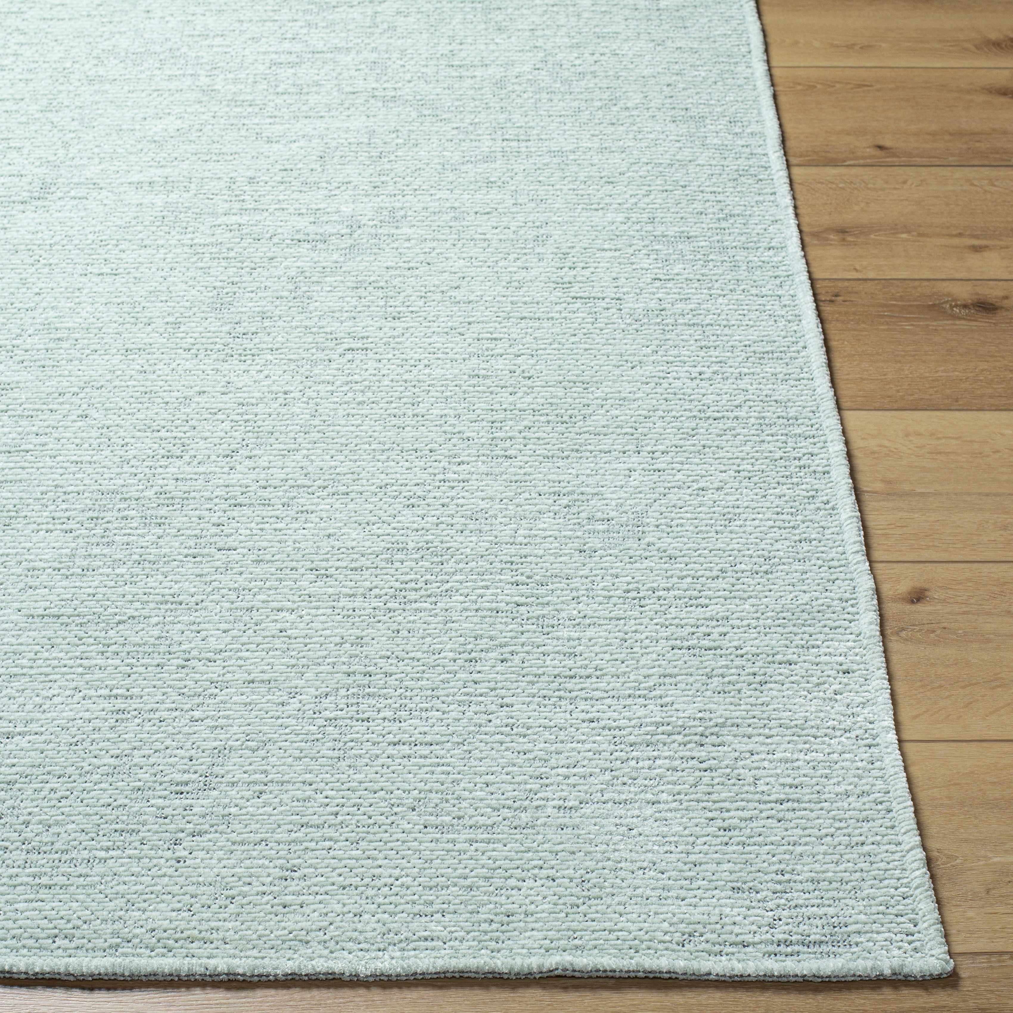 Isako Seafoam Solid Washable Area Rug - Clearance - Image 4