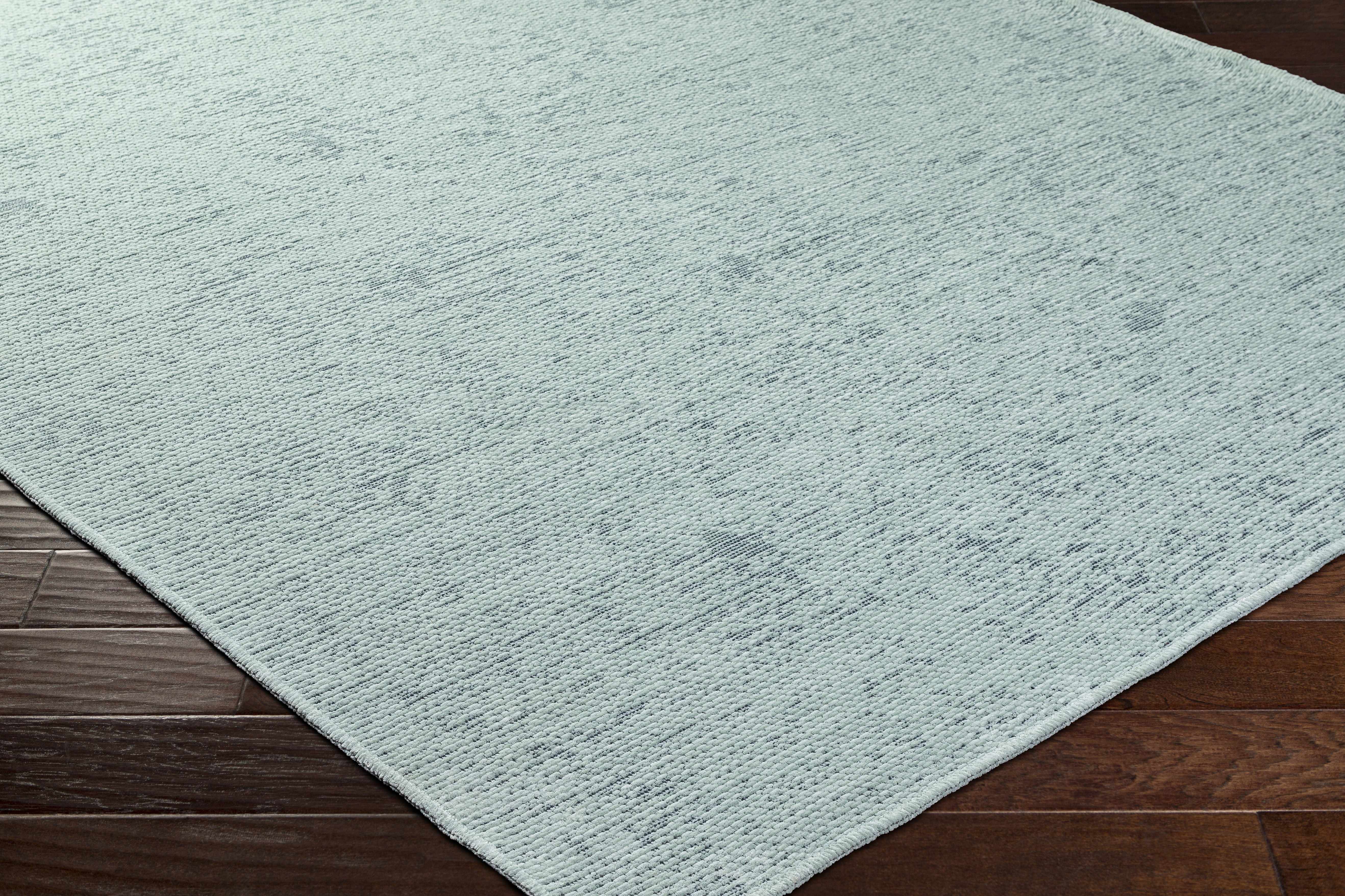 Isako Seafoam Solid Washable Area Rug - Clearance - Image 5