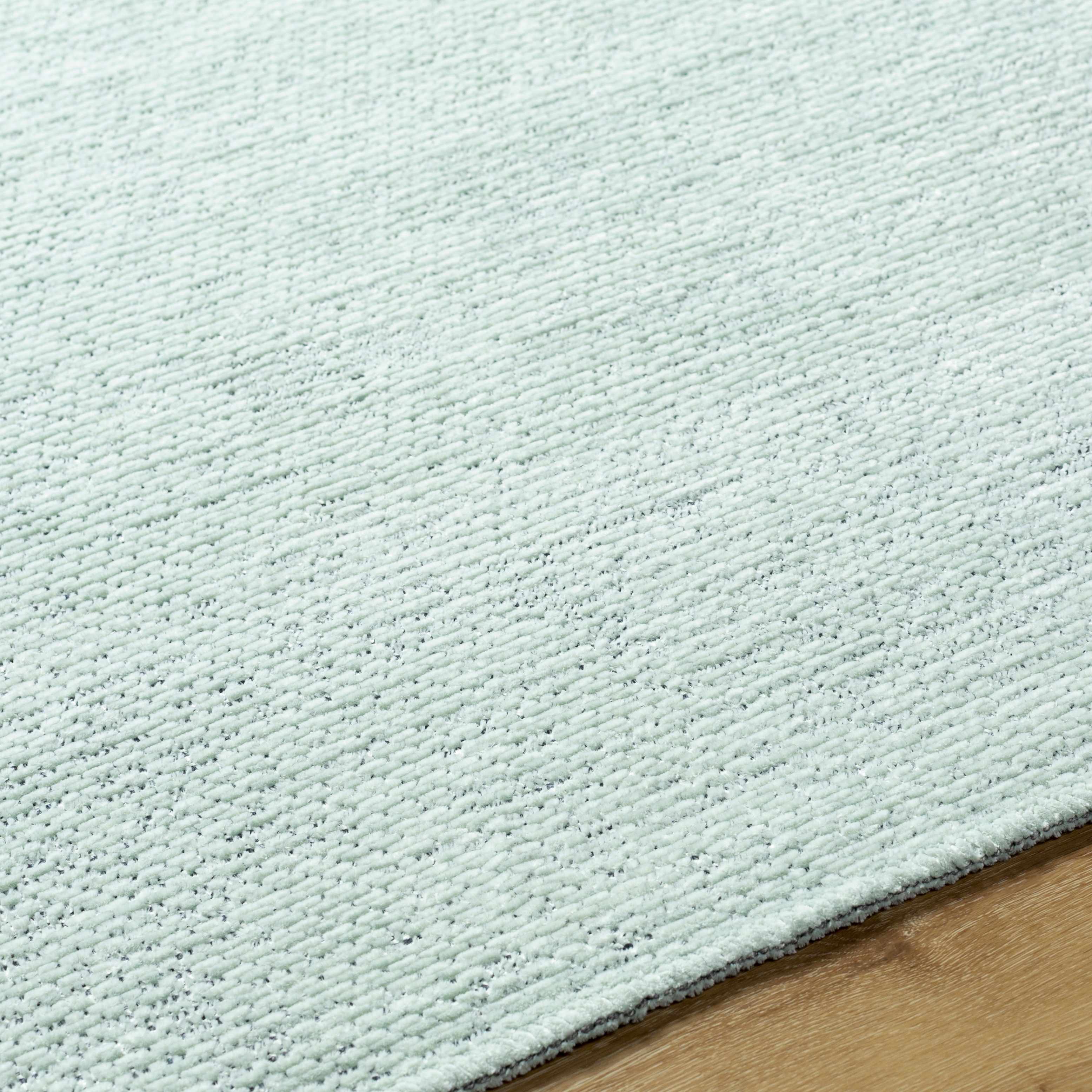 Isako Seafoam Solid Washable Area Rug - Clearance - Image 7