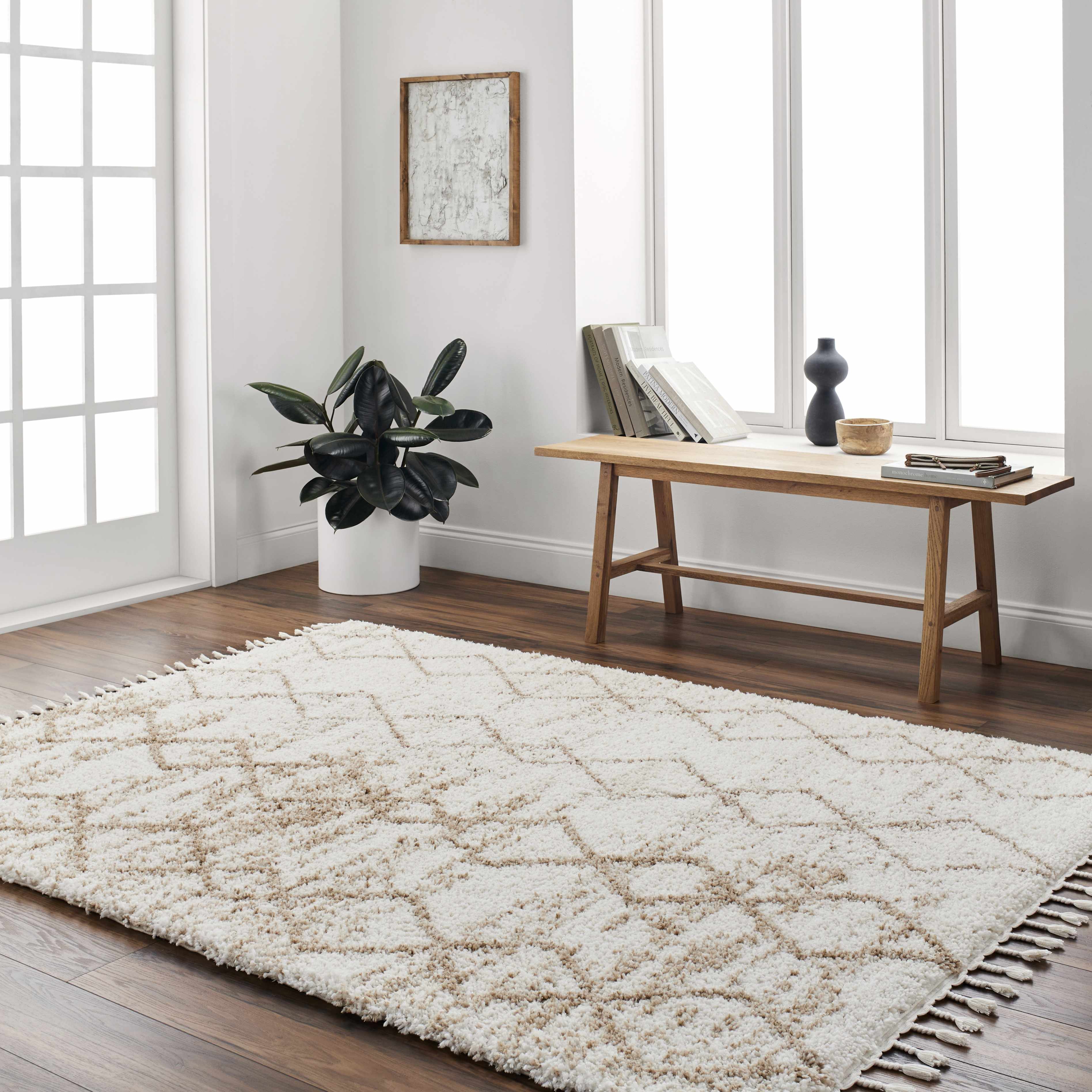 Ishan Cream Area Rug - Clearance - Image 2