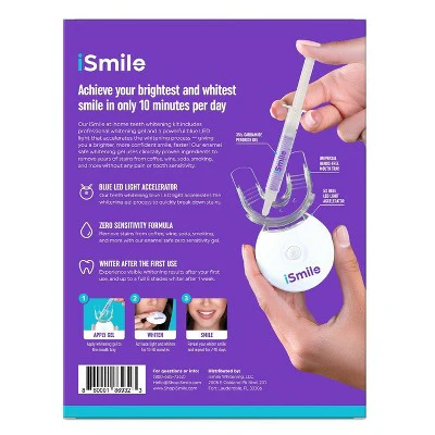 iSmile LED Teeth Whitening Kit White - Imperfect Box - Image 2