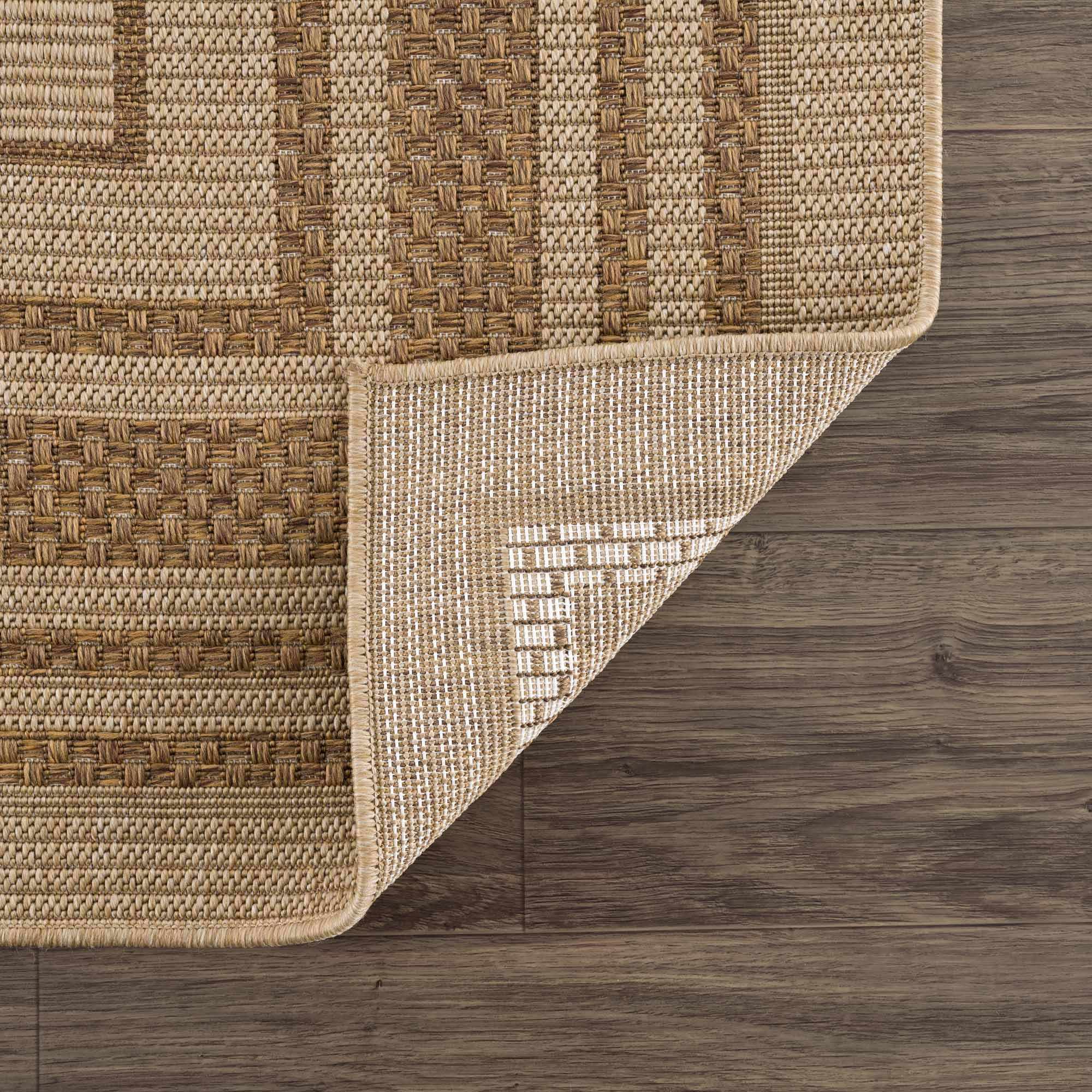 Isoko Bordered Faux Jute Rug - Image 5