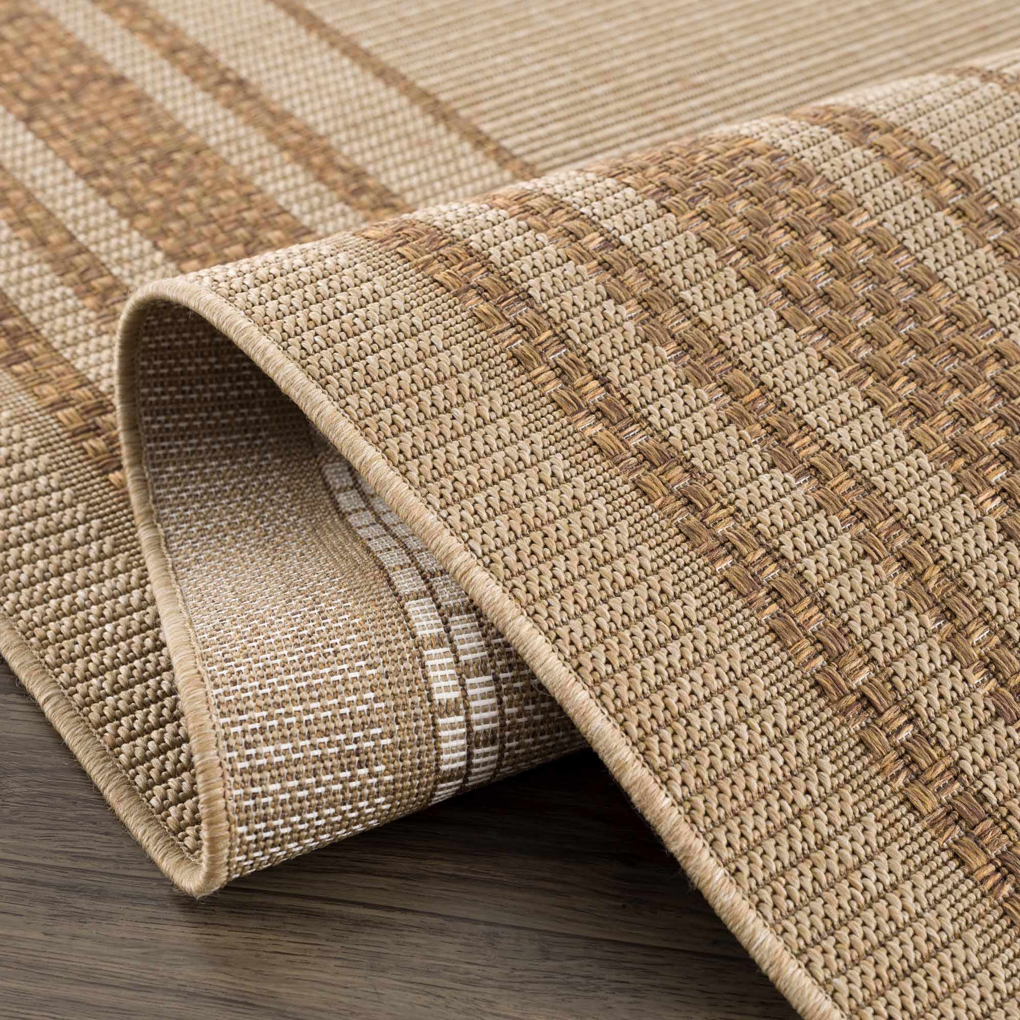 Isoko Bordered Faux Jute Rug - Image 7
