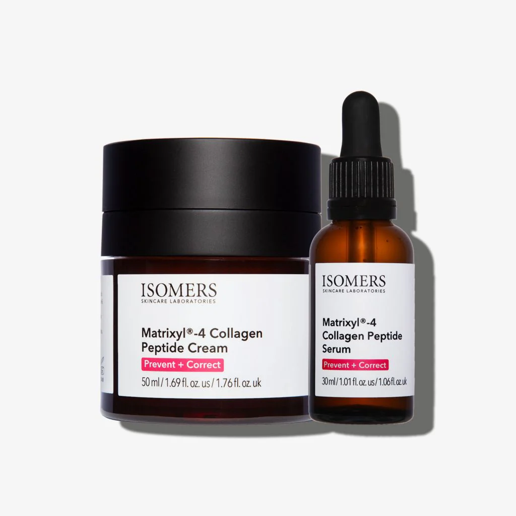 ISOMERS Skincare Matrixyl-4 Collagen Peptide Cream & Serum Duo - Image 3