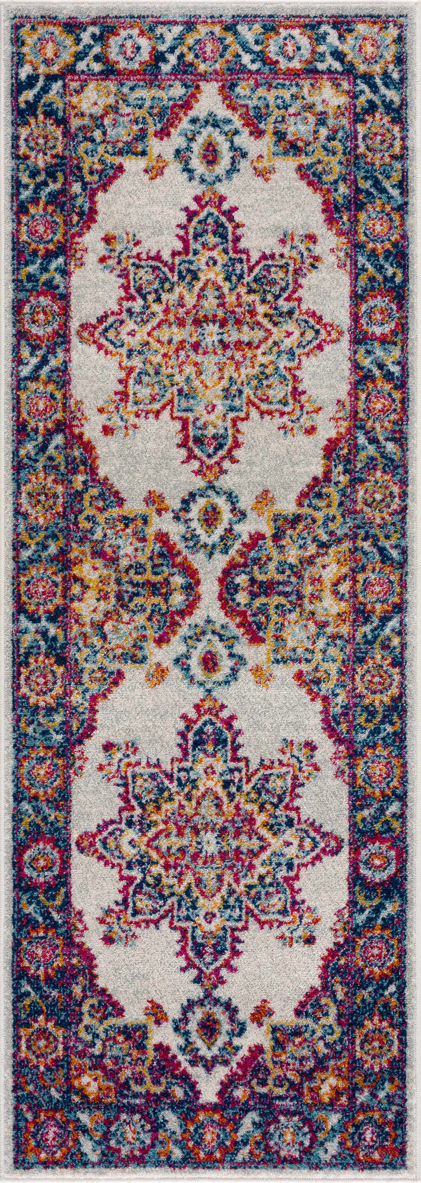 Istanbul Medallion Orange Area Rug - Clearance - Image 12