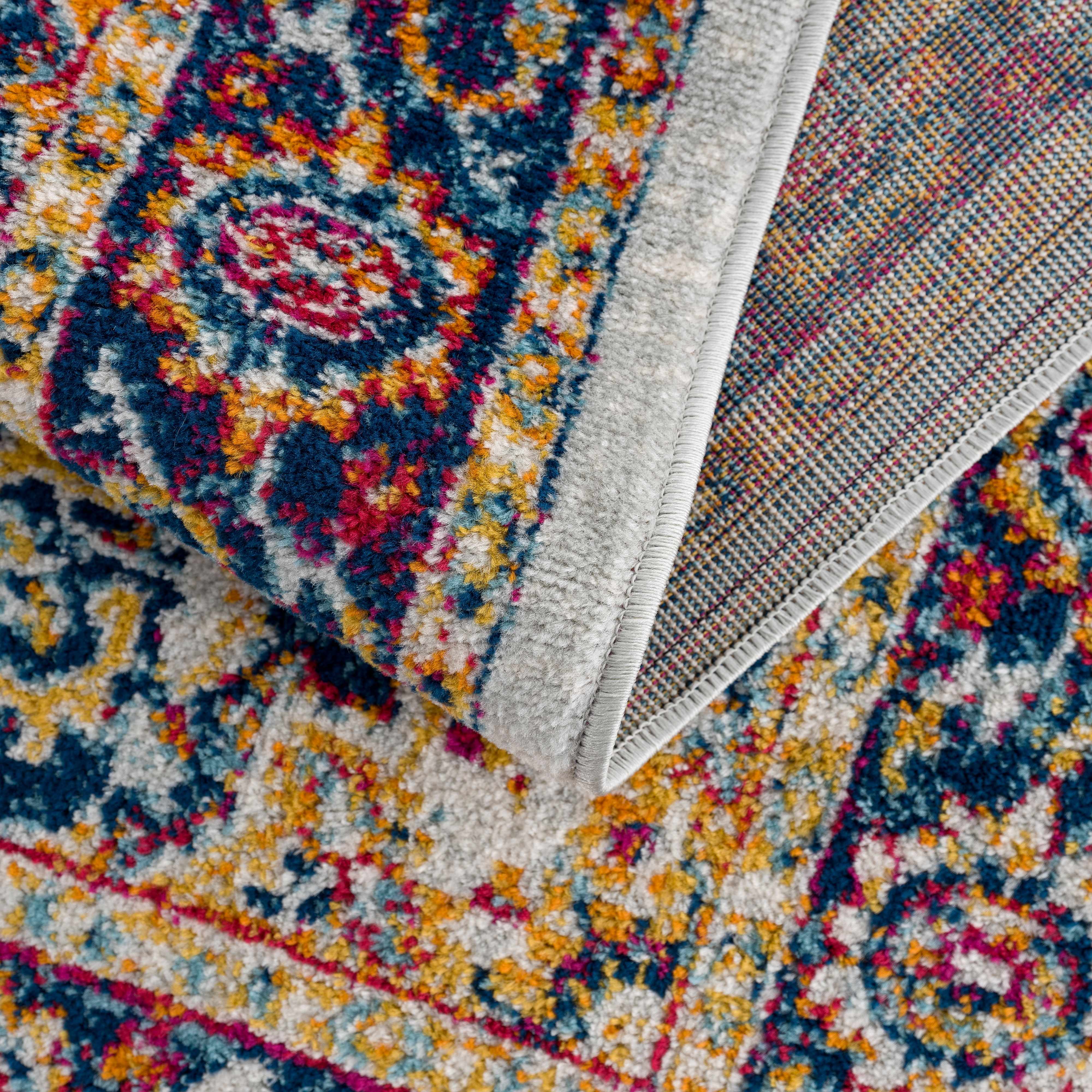 Istanbul Medallion Orange Area Rug - Clearance - Image 8