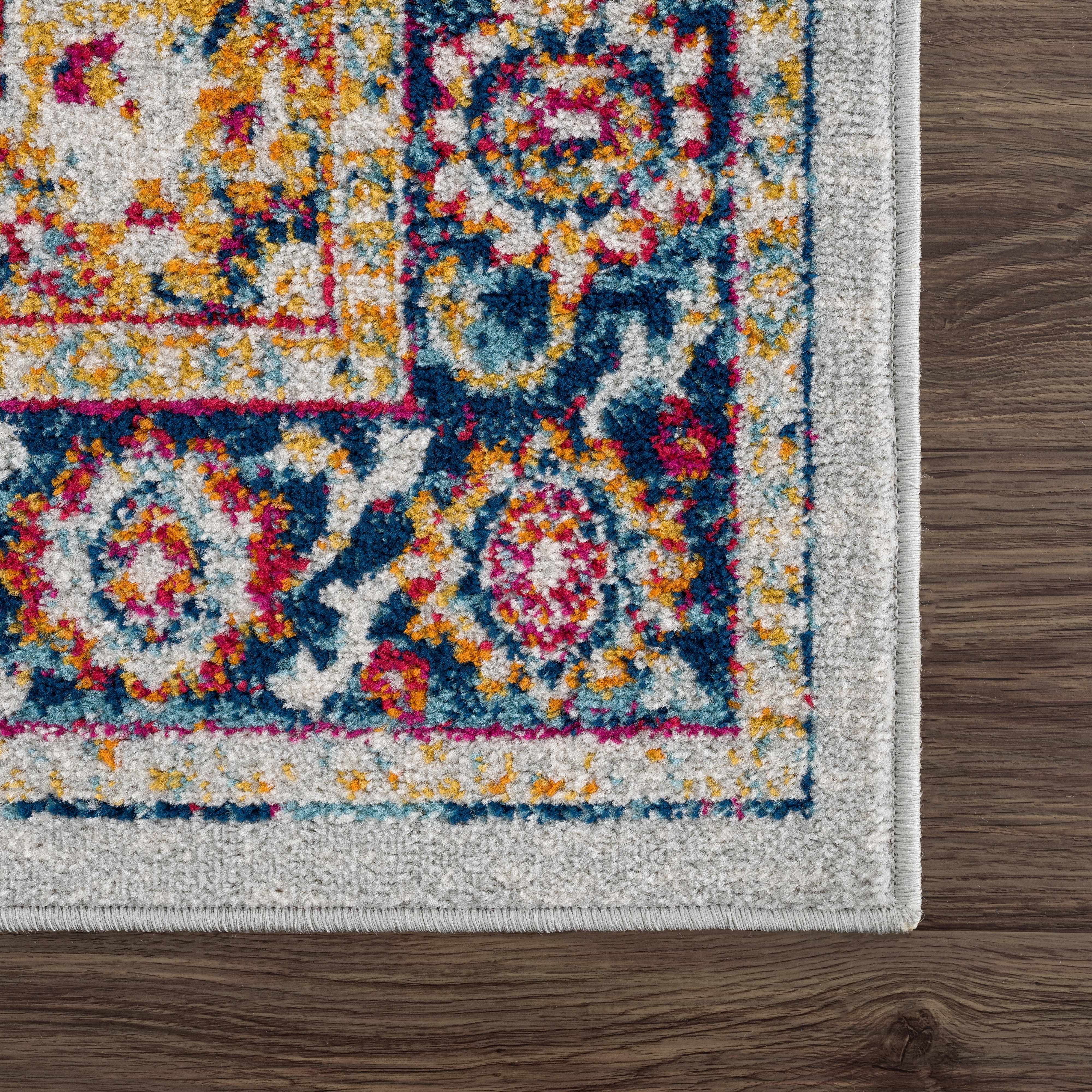 Istanbul Medallion Orange Area Rug - Clearance - Image 9