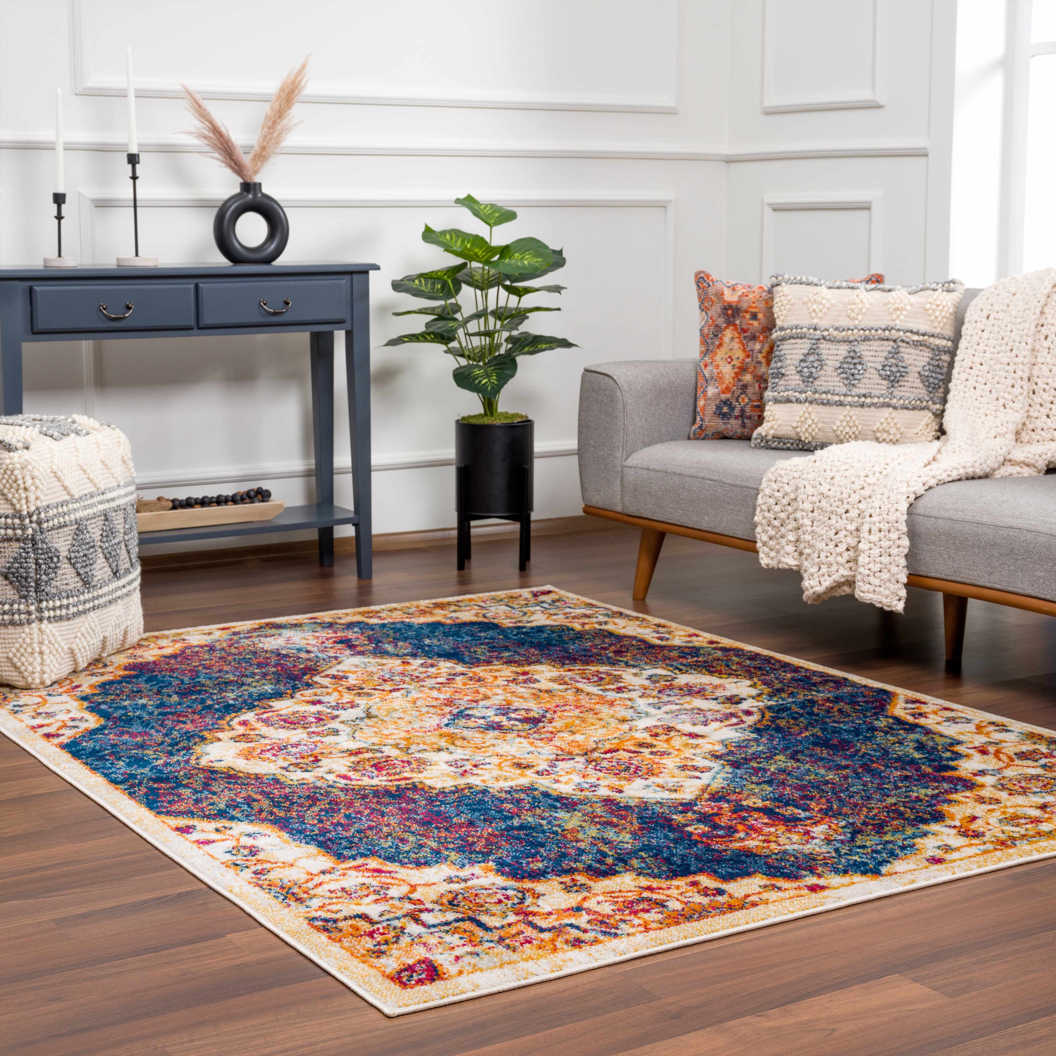 Istanbul Navy Area Rug - Clearance - Image 10