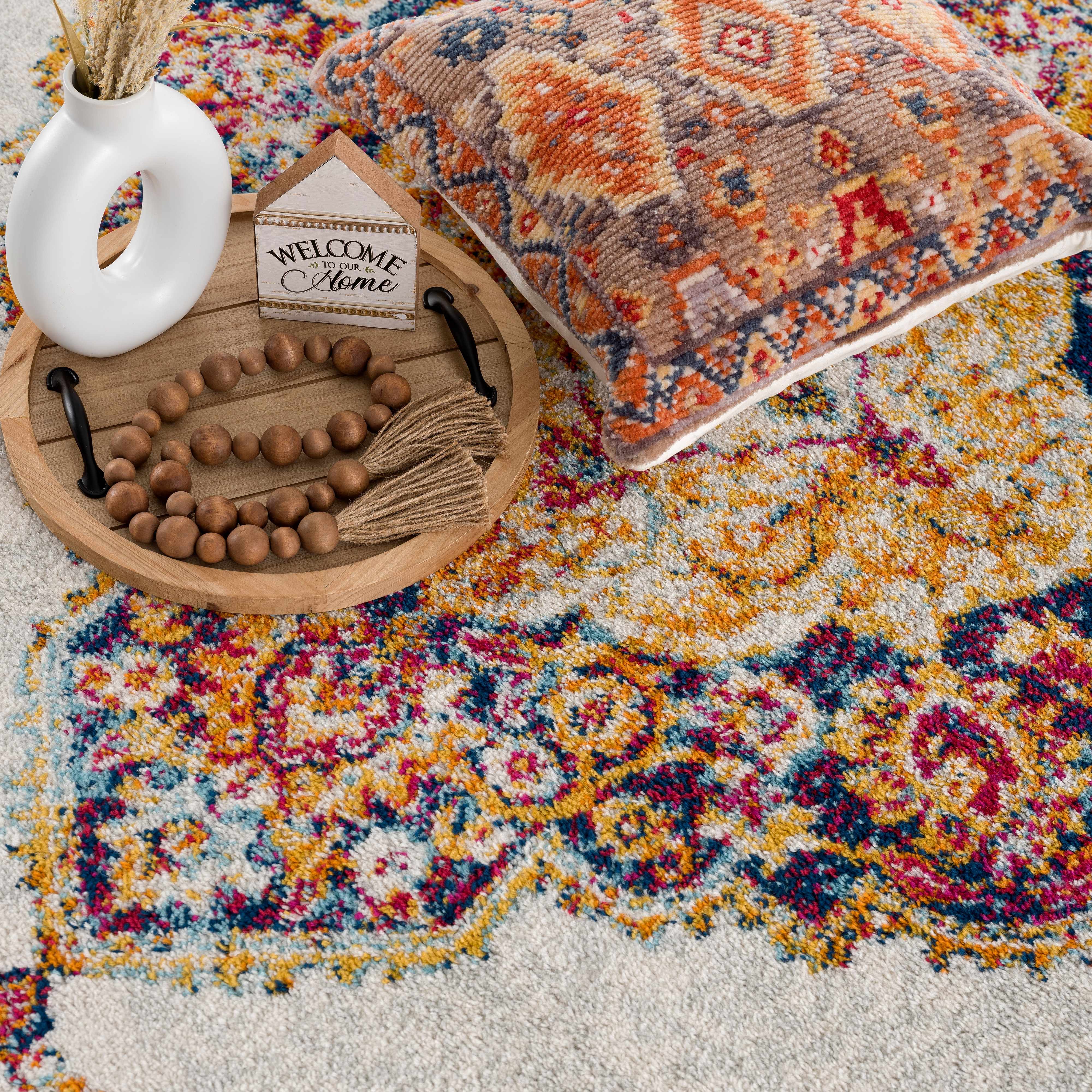 Istanbul Orange Area Rug - Clearance - Image 13