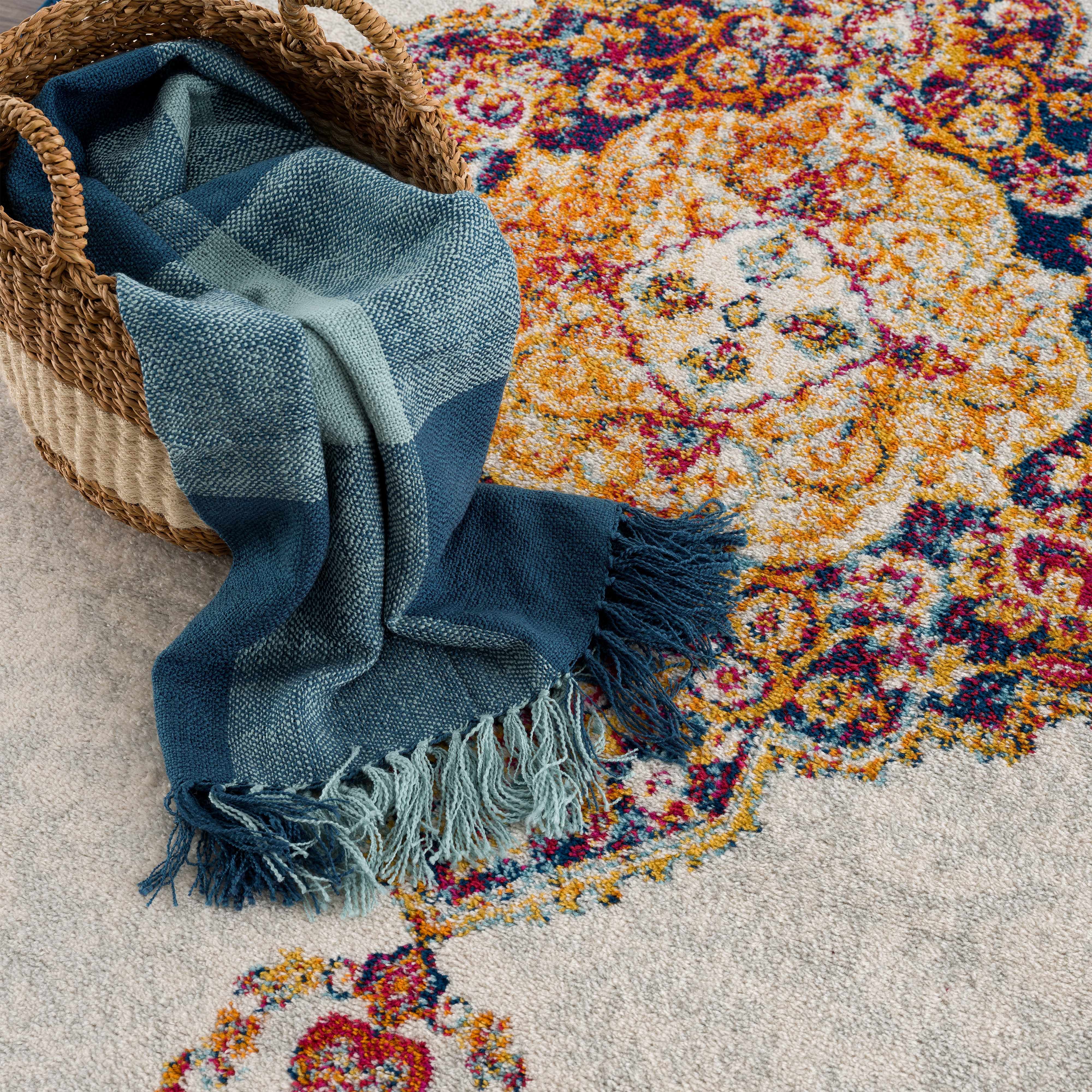 Istanbul Orange Area Rug - Clearance - Image 14