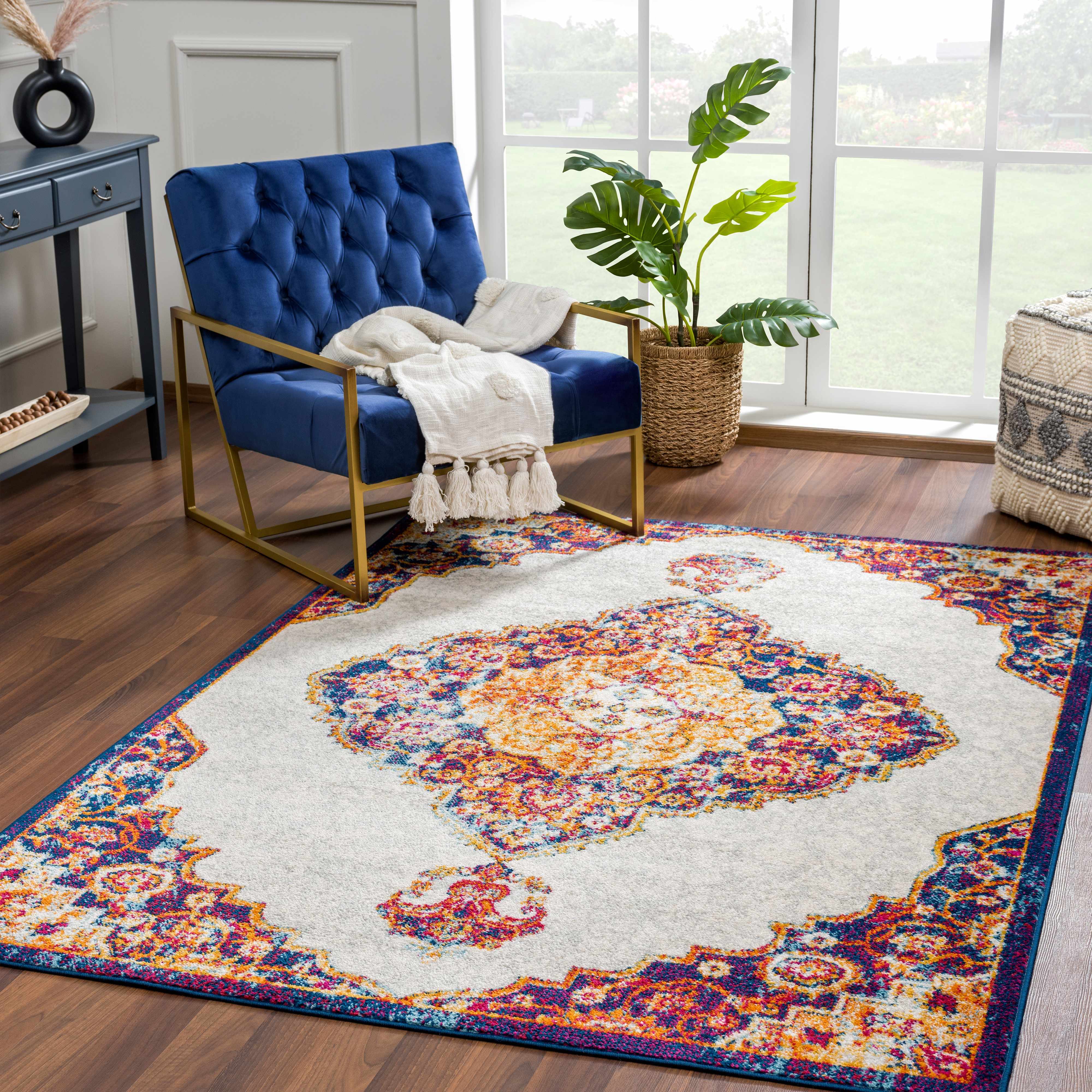 Istanbul Orange Area Rug - Clearance - Image 2