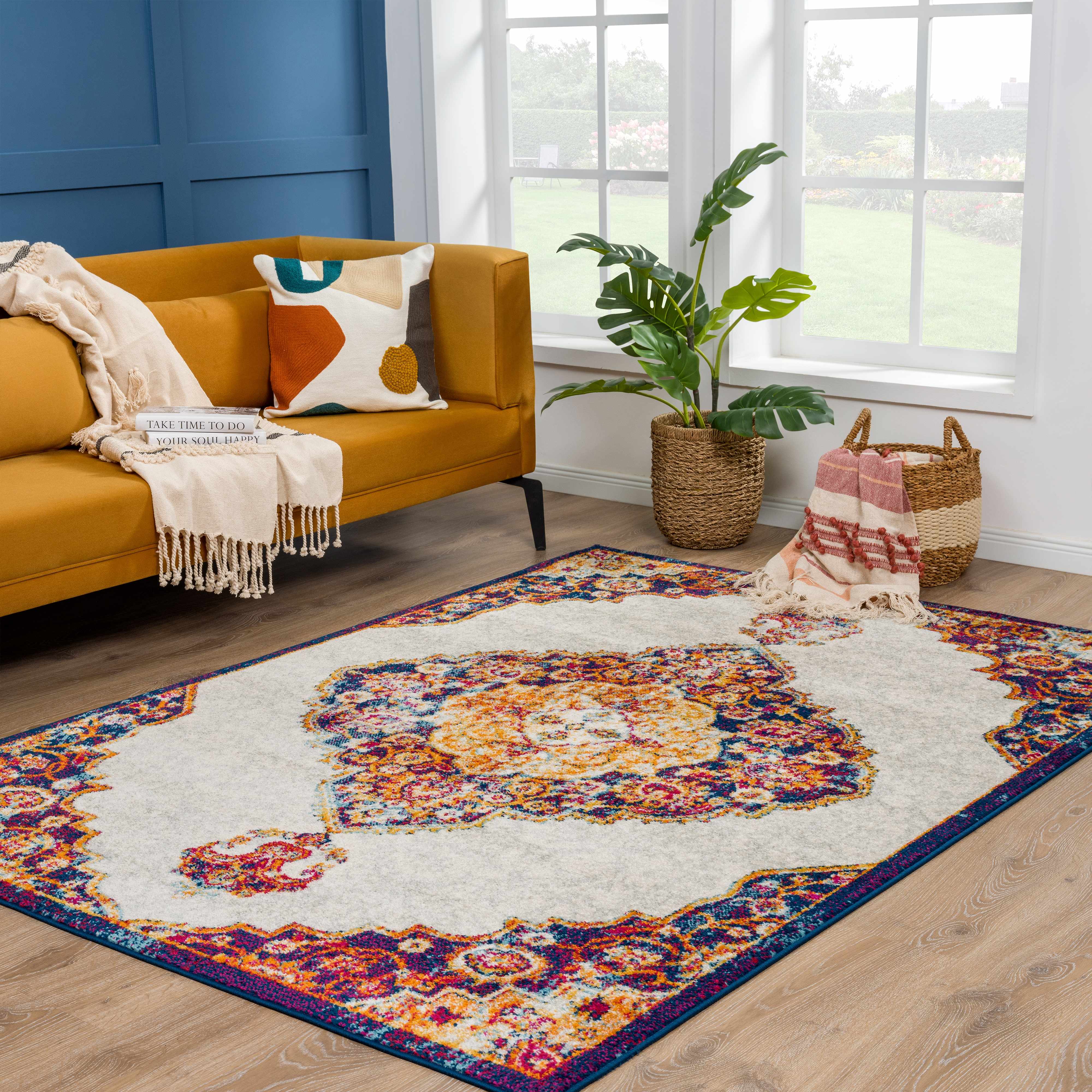 Istanbul Orange Area Rug - Clearance - Image 3
