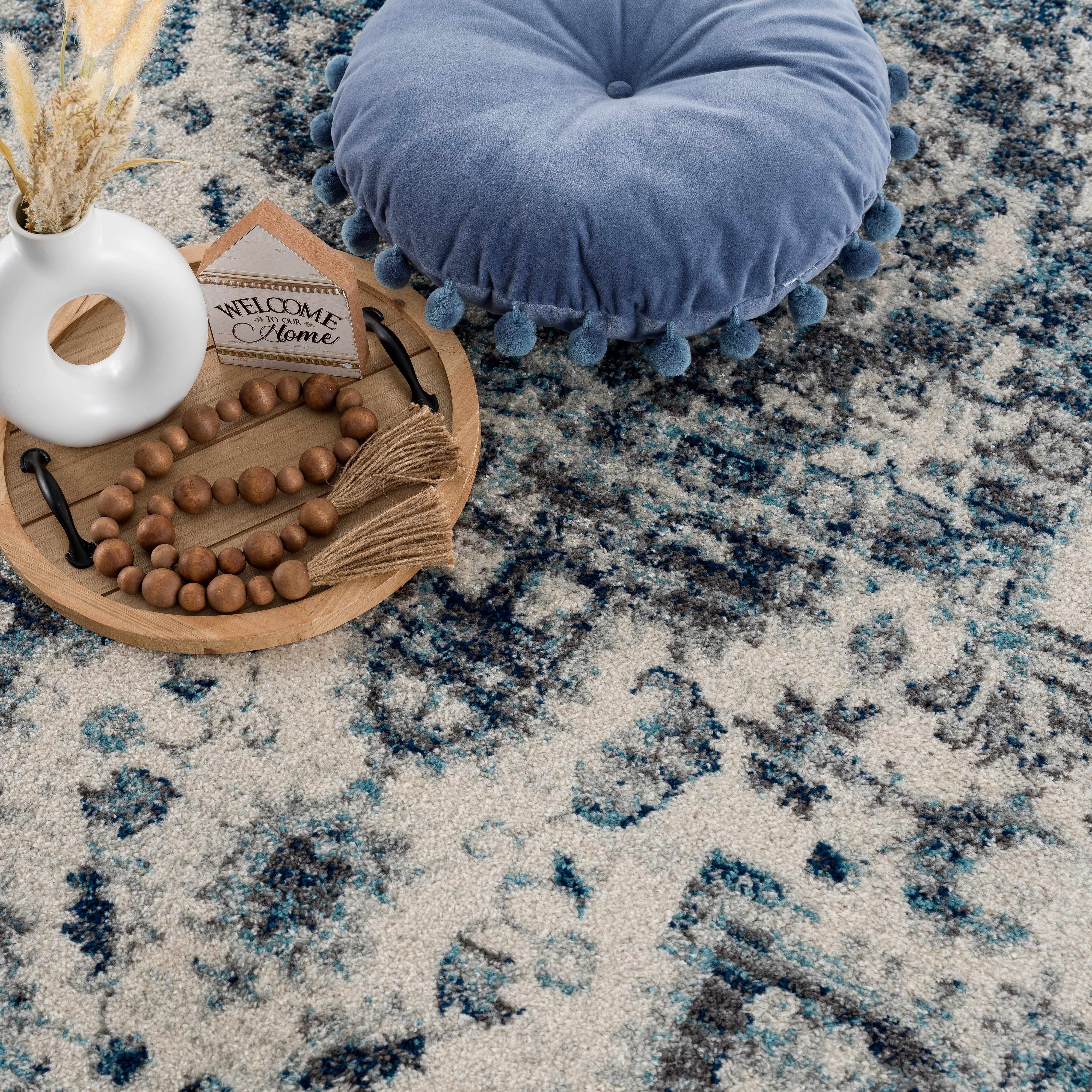 Istanbullu Blue Area Rug - Clearance - Image 12