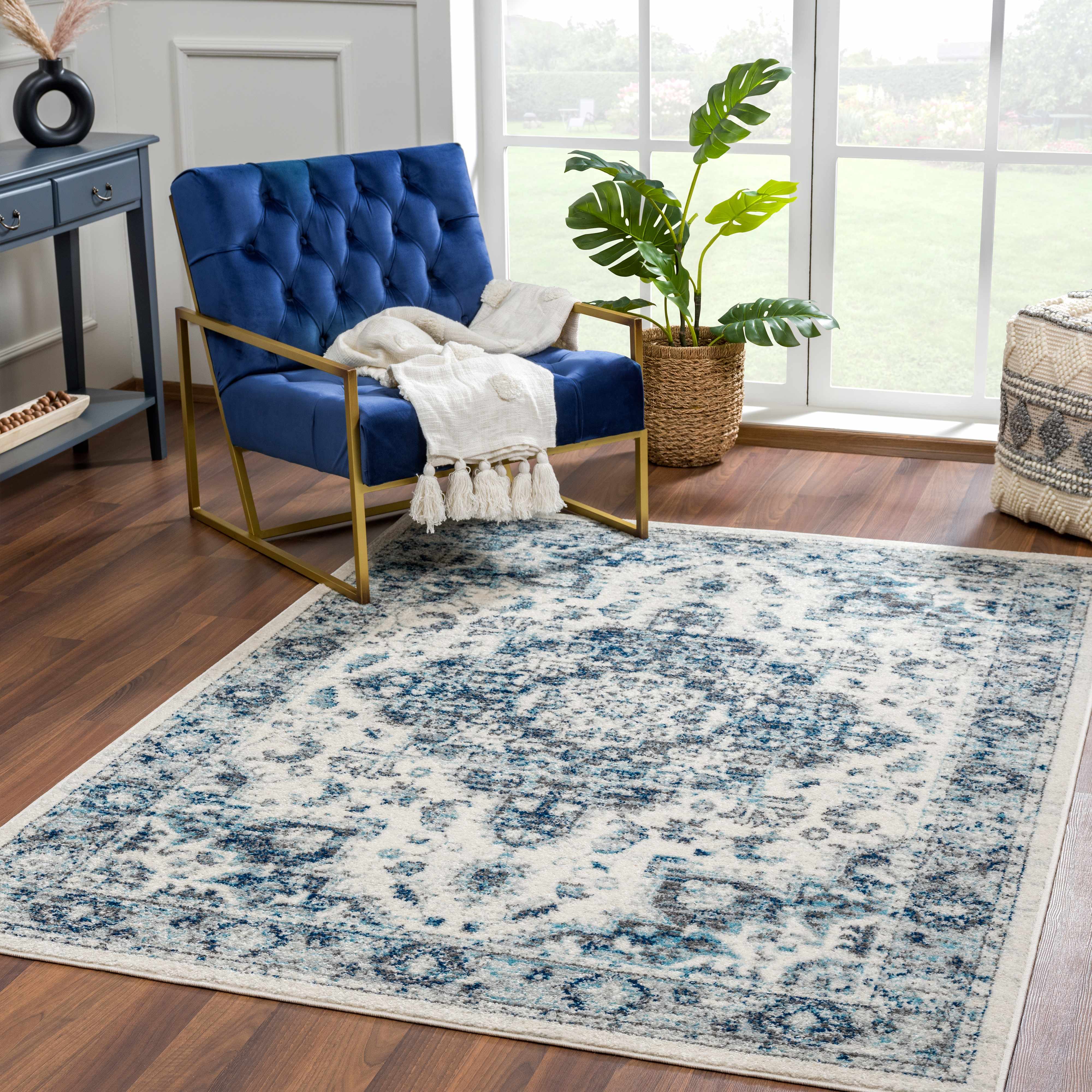 Istanbullu Blue Area Rug - Clearance - Image 2