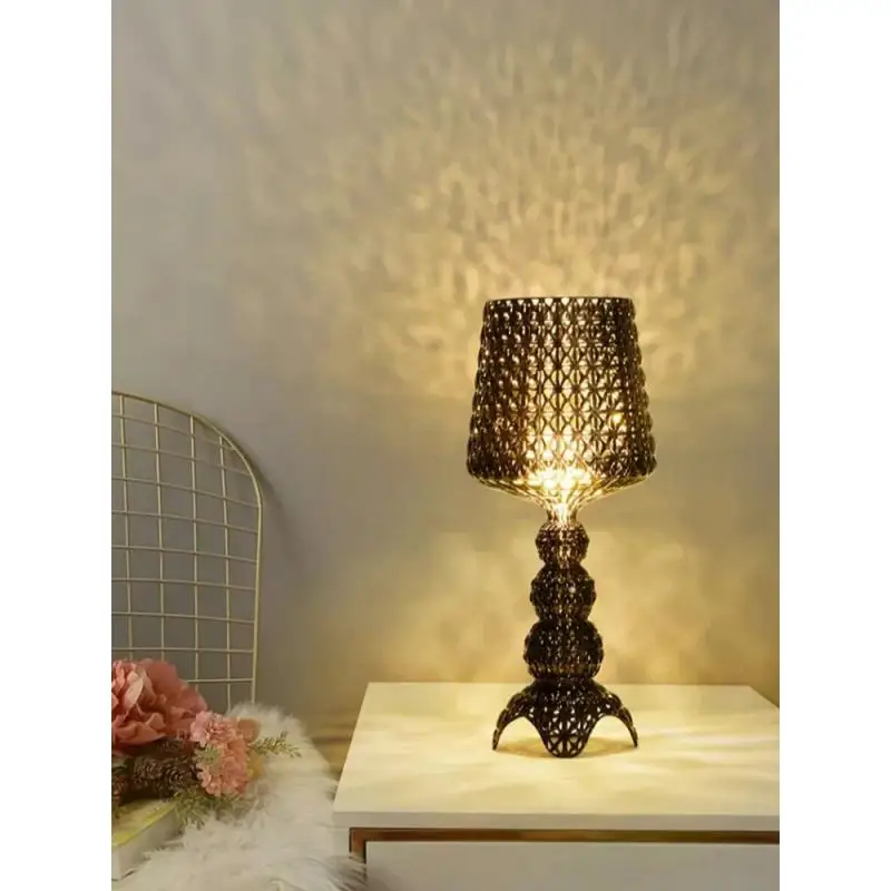 Italian Designer Wine Glass Lamp Acrylic Ambient Table Light for Bedroom Living - Image 3