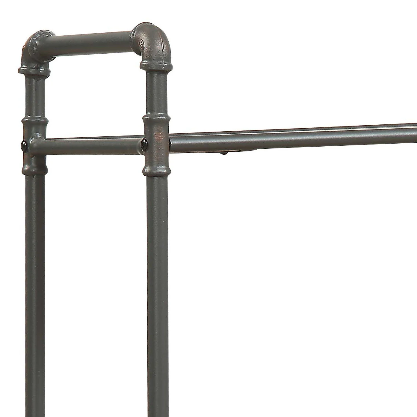 Itzel - Antique Bookshelf - Gray / Oak - Image 4