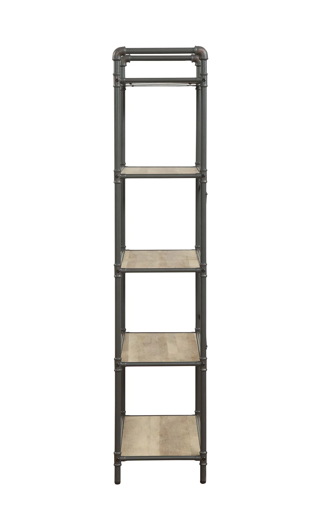 Itzel - Bookshelf - Antique Oak / Sandy Gray - Image 3