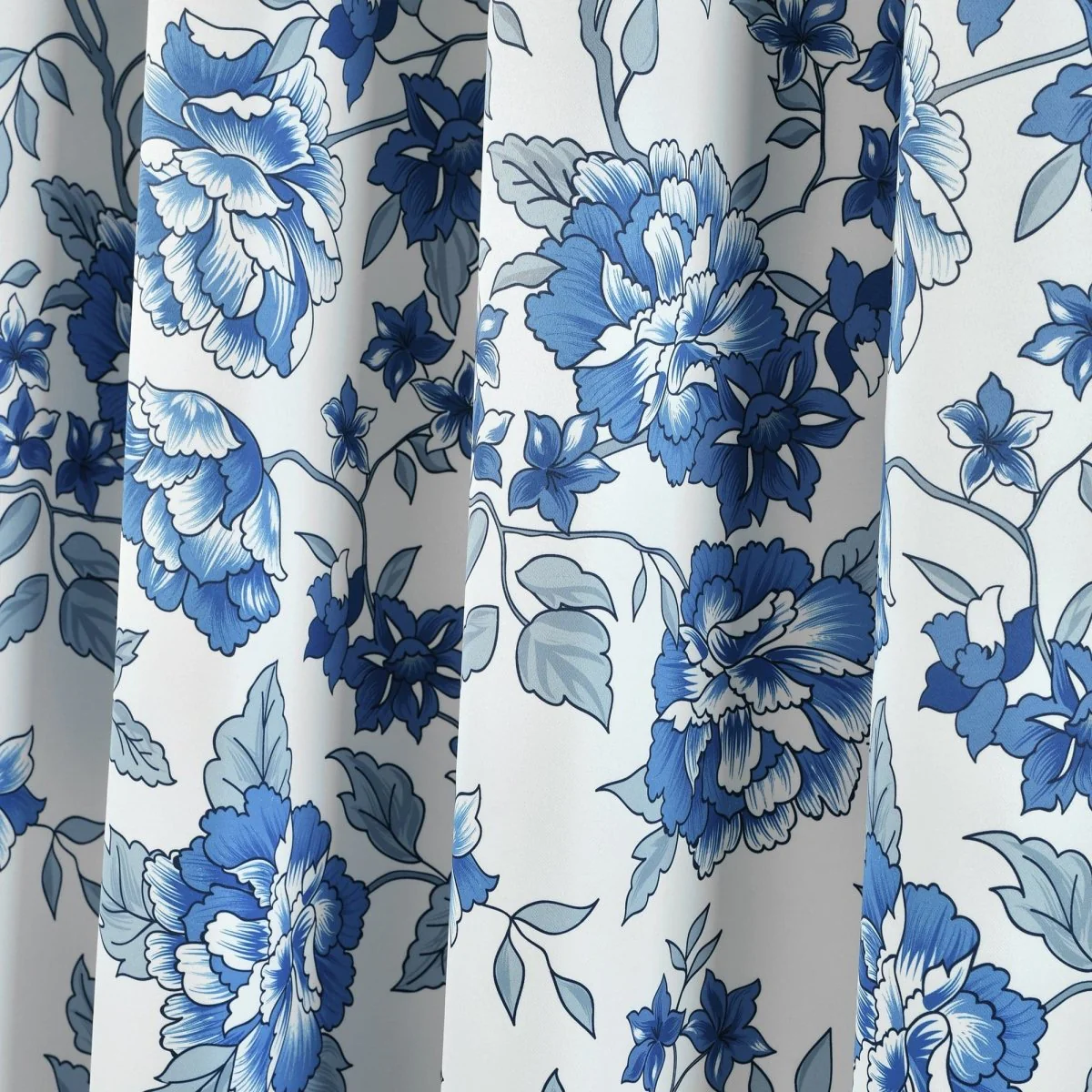 Ivana Floral Light Filtering Window Curtain Panel Set - Image 8