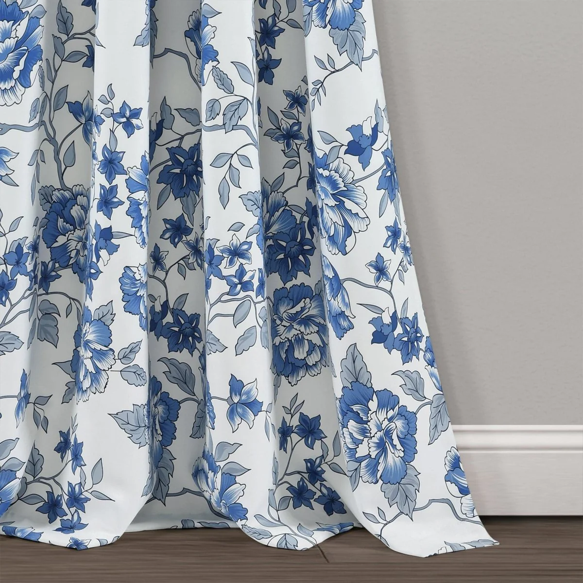 Ivana Floral Light Filtering Window Curtain Panel Set - Image 9