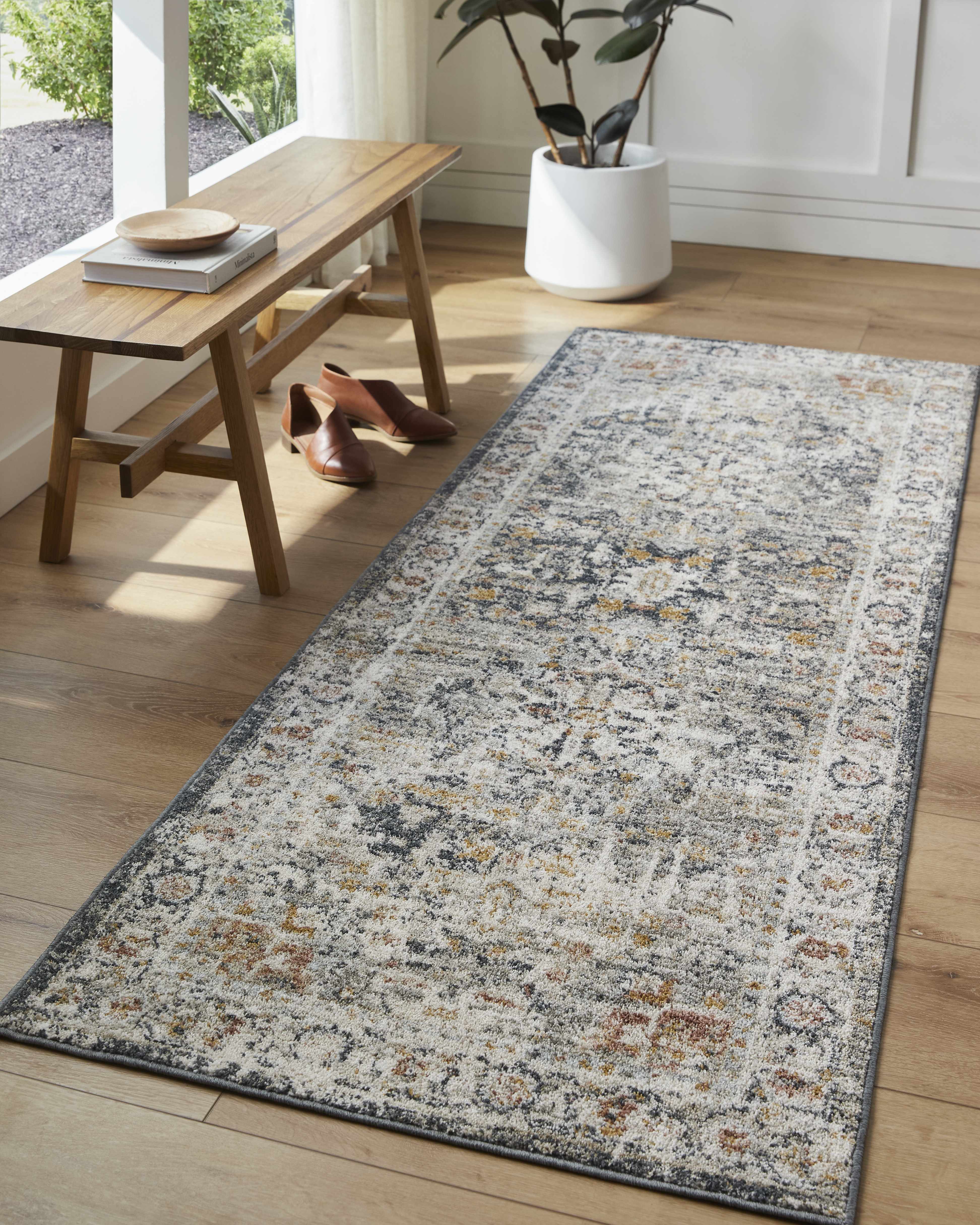 Ivria Navy & Rust Area Rug - Image 14