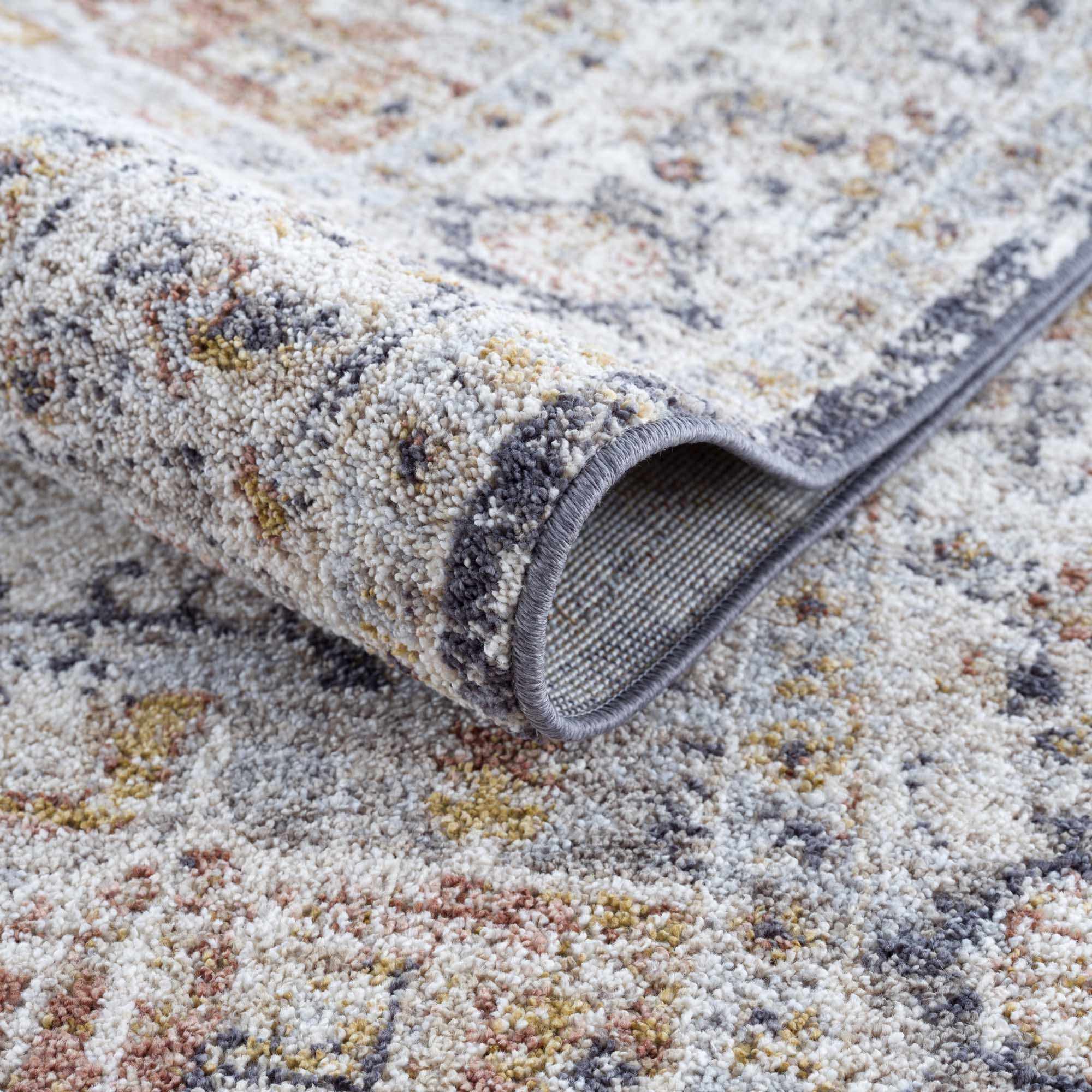 Ivria Navy & Rust Area Rug - Image 6