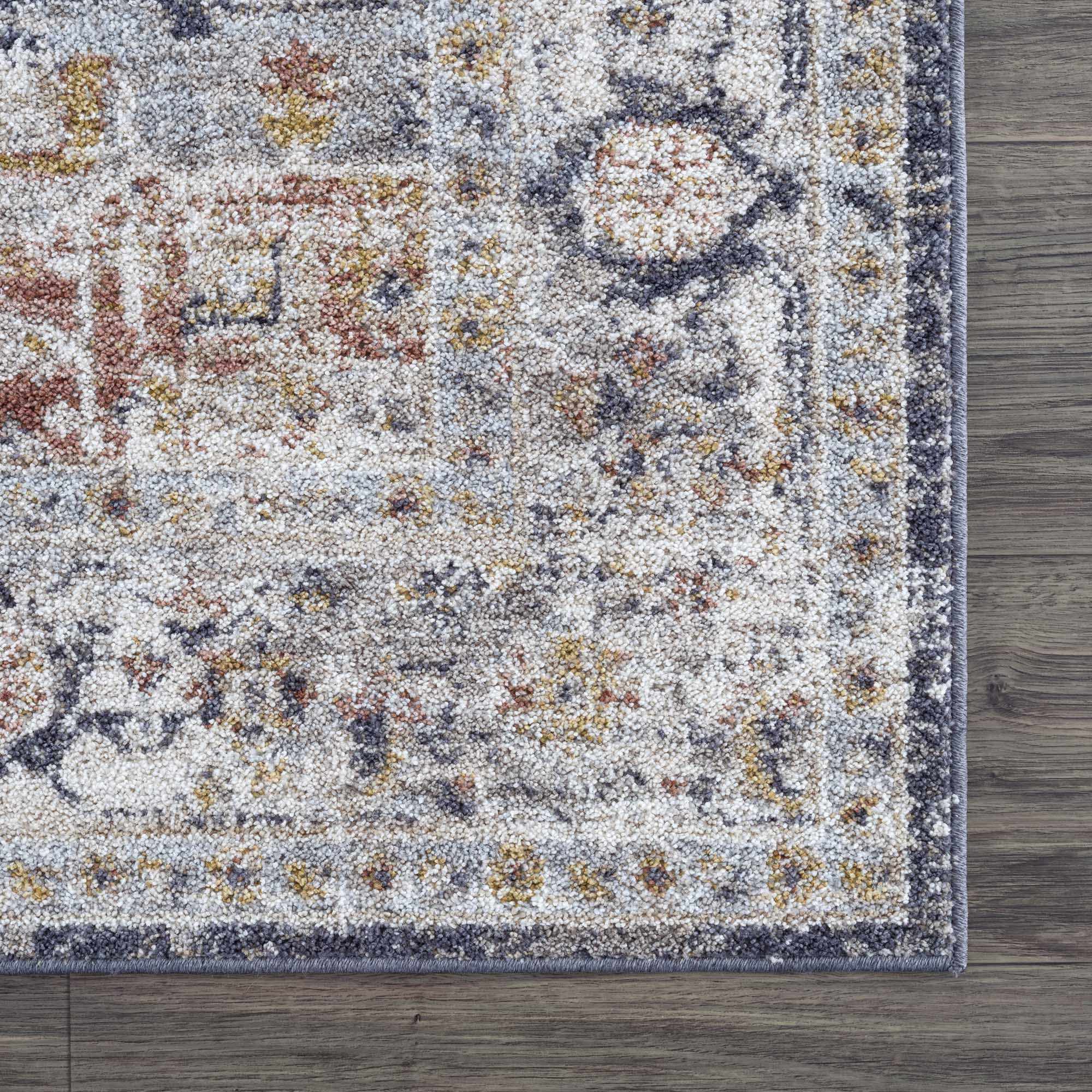 Ivria Navy & Rust Area Rug - Image 8