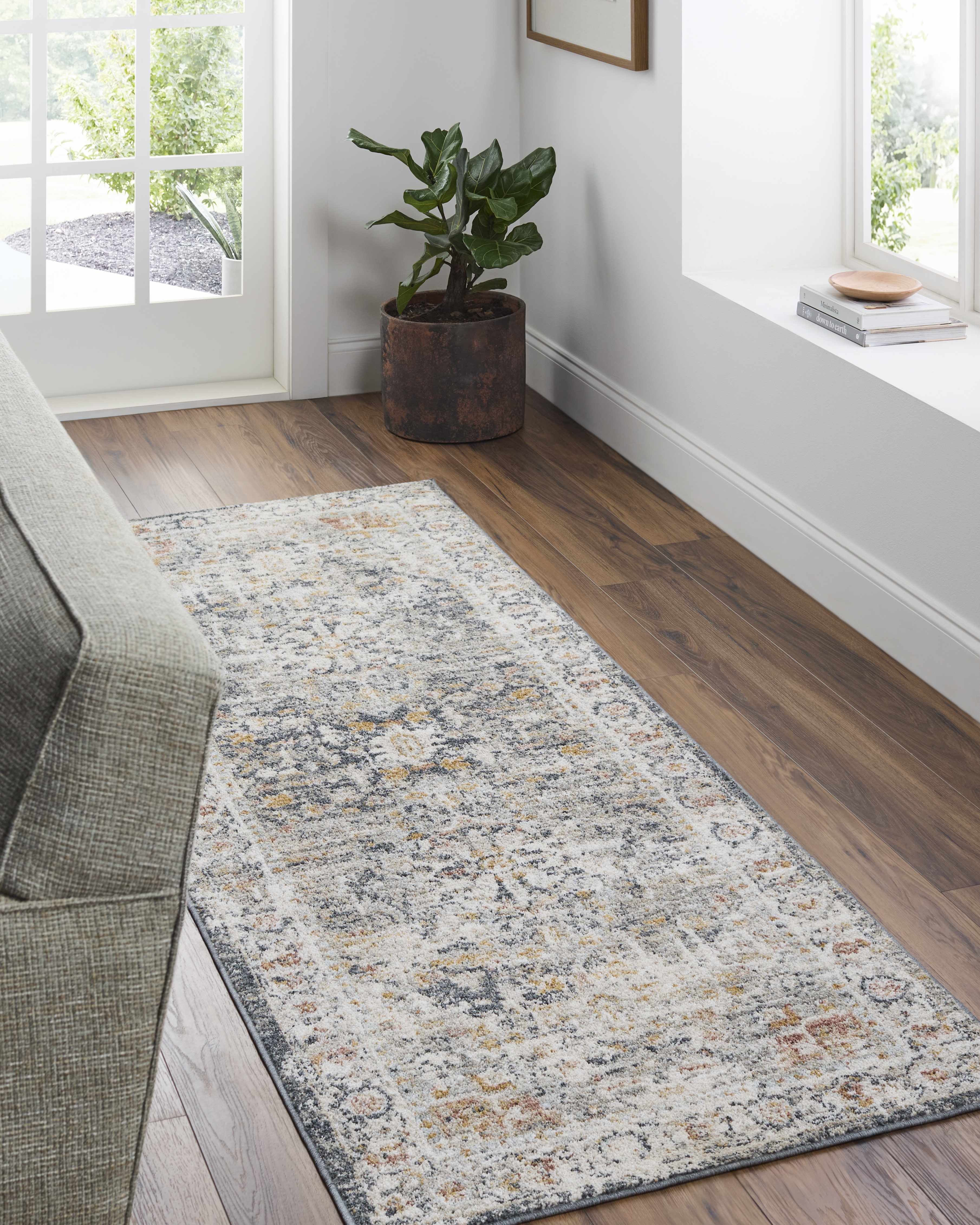 Ivria Navy & Rust Area Rug - Image 9