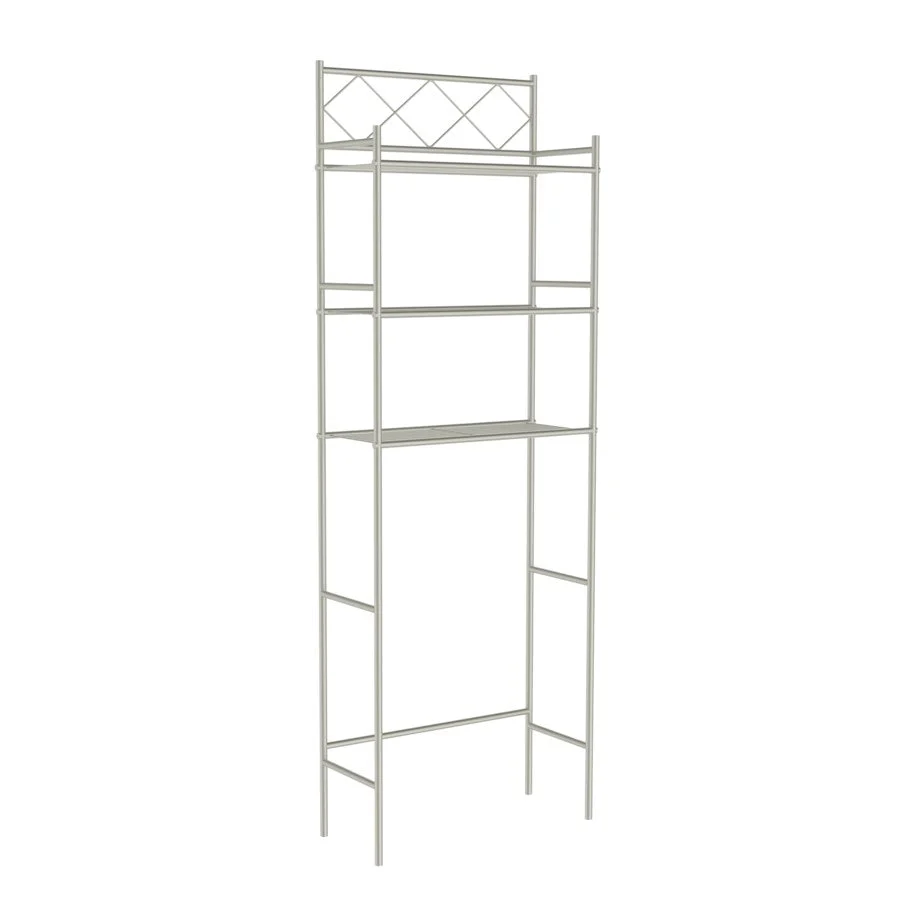 J&V Textiles 3-Shelf Metal Bathroom Organizer Over The Toilet - Image 7