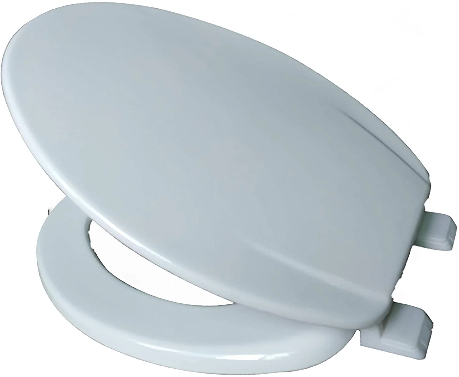 J&V Textiles Elongated Toilet Seat With Easy Clean & Change Hinge - Image 7