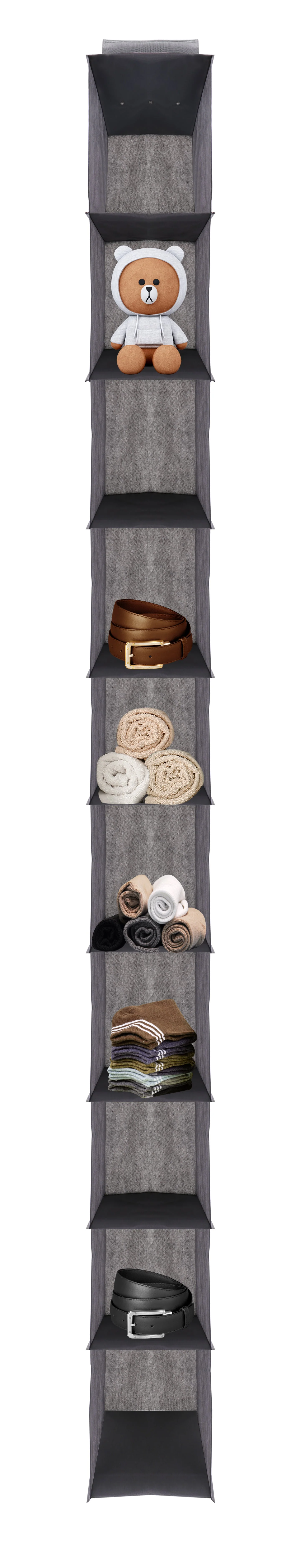 J&V Textiles Hanging Closet Organizer, 6-Shelf & 10-Shelf Options - Image 7