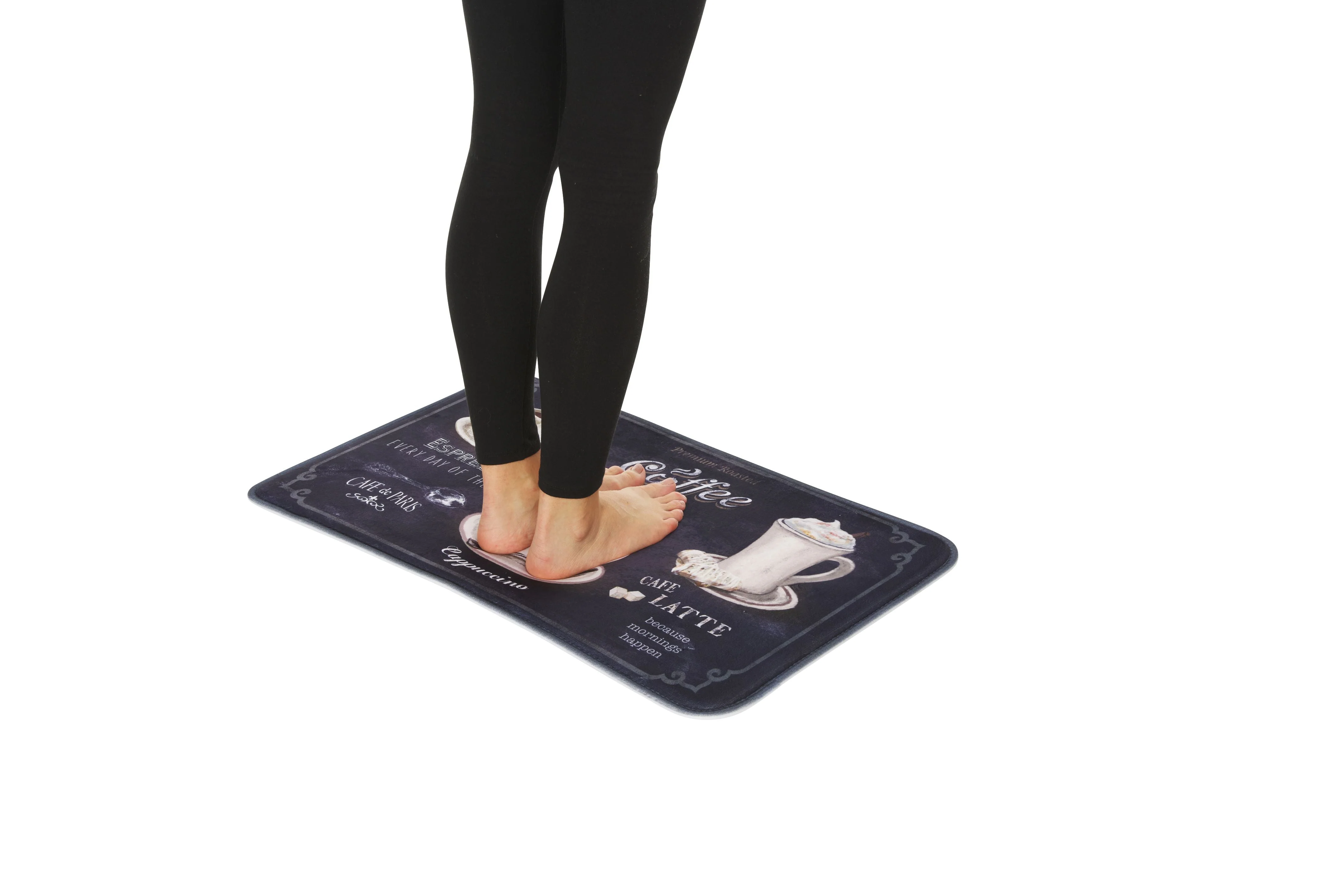 J&V Textiles Relax Series 20"x30" Antifatigue Kitchen Mat (Cappuccino Latte Mocha) - Image 2