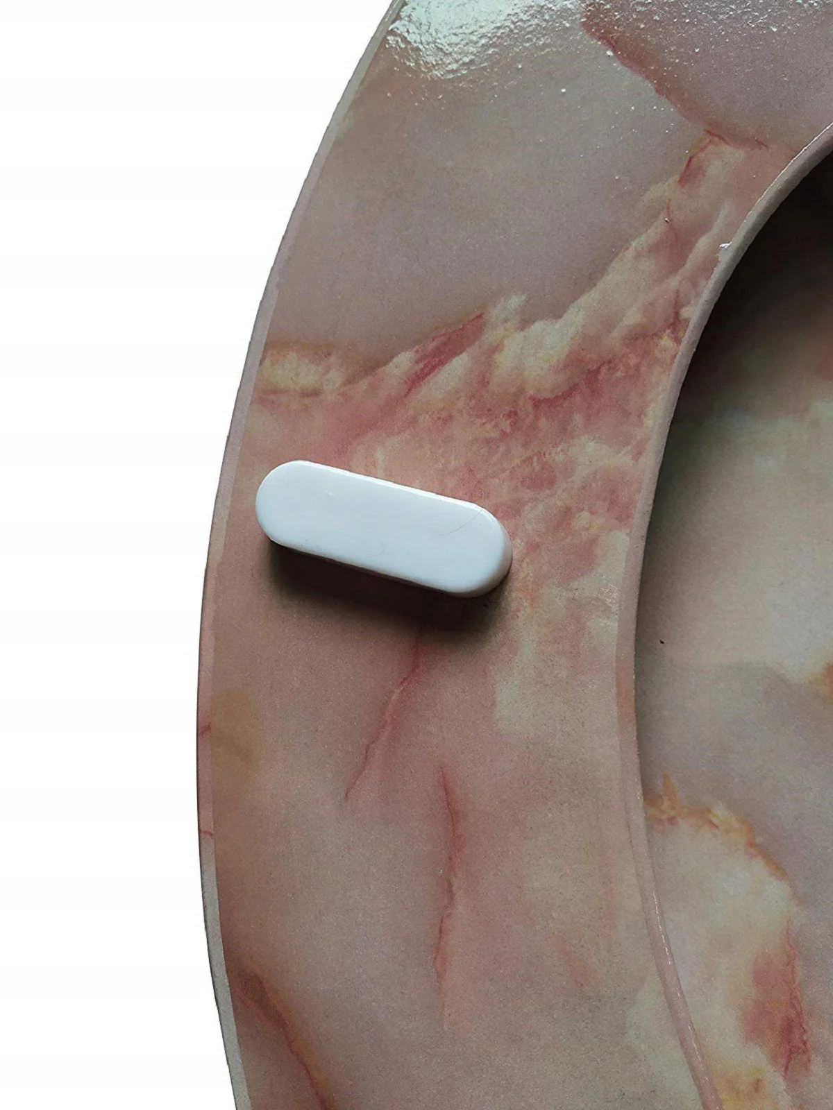 J&V Textiles Round Toilet Seat with Easy Clean & Change Hinge - Image 13