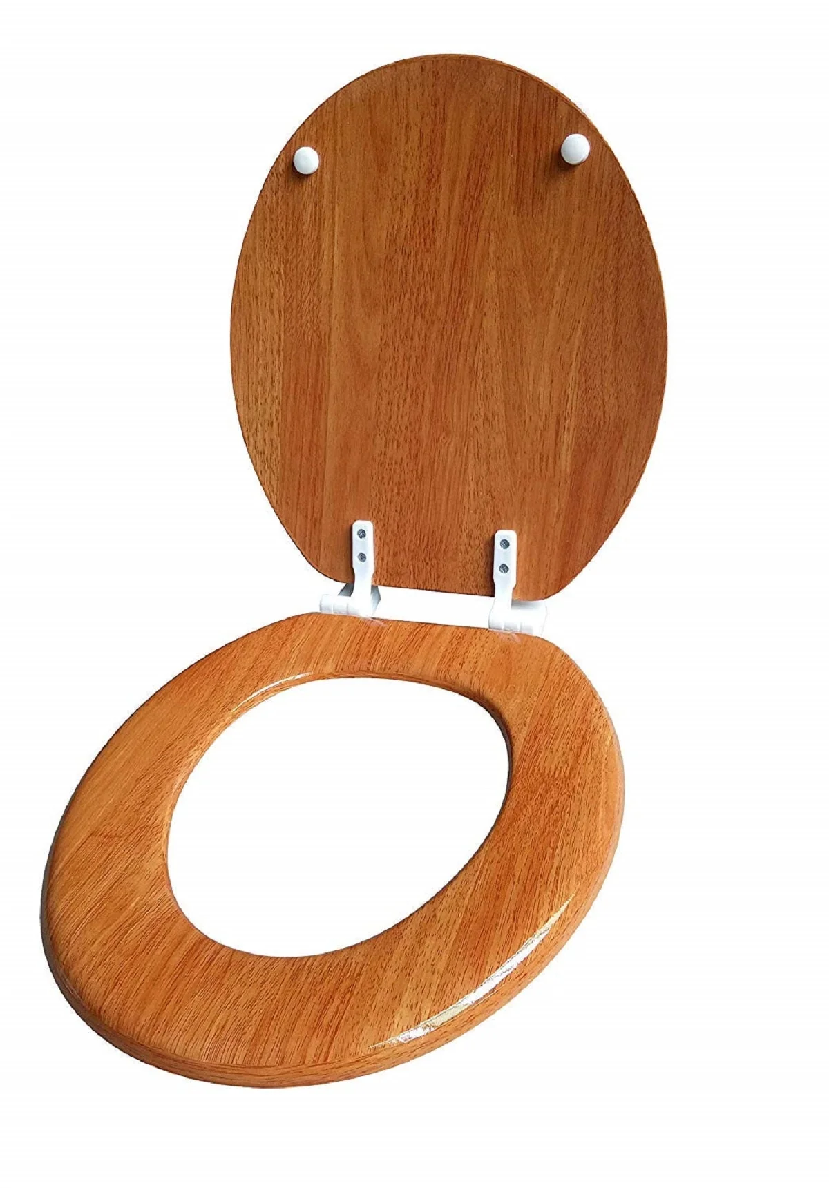 J&V Textiles Round Toilet Seat with Easy Clean & Change Hinge - Image 18