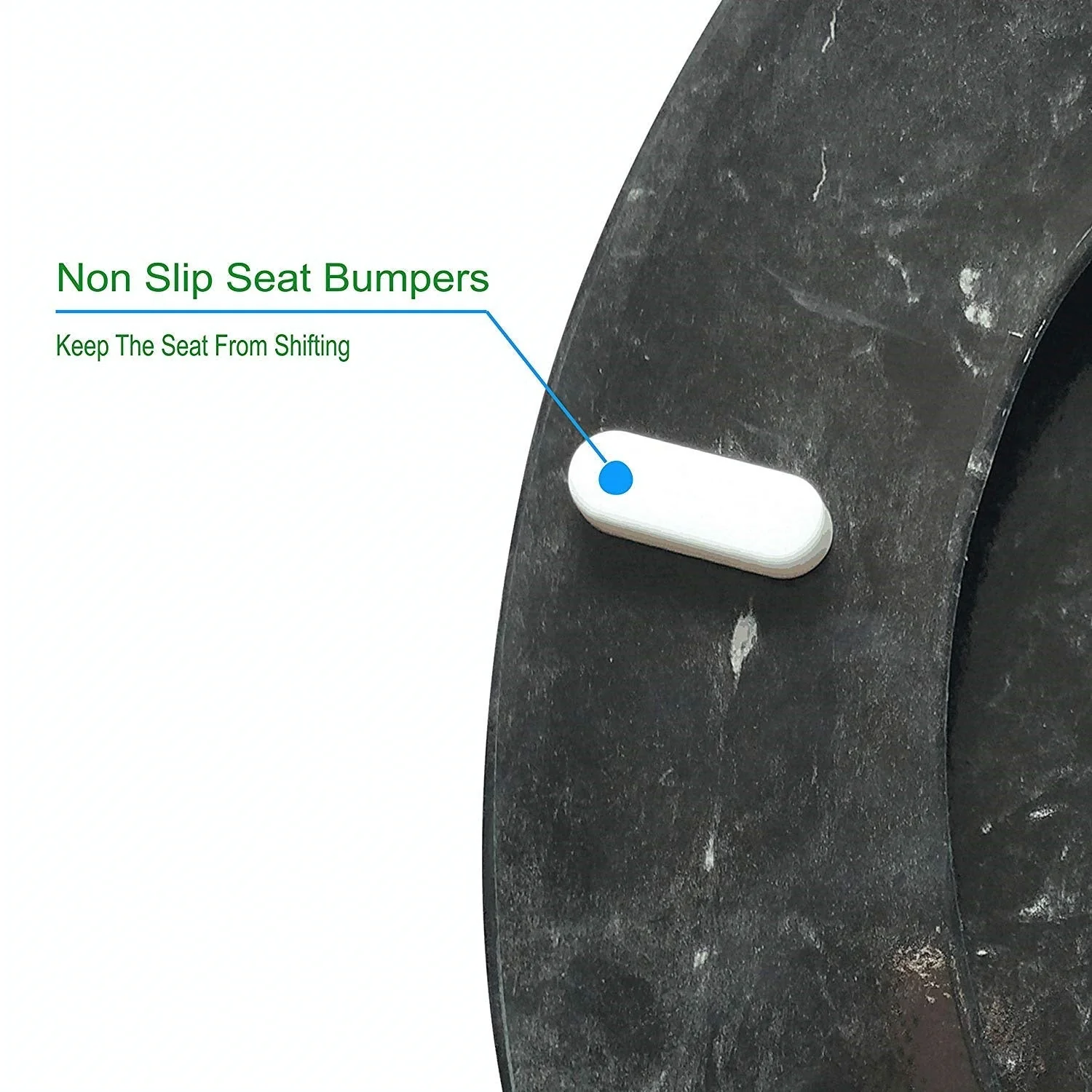 J&V Textiles Round Toilet Seat with Easy Clean & Change Hinge - Image 24