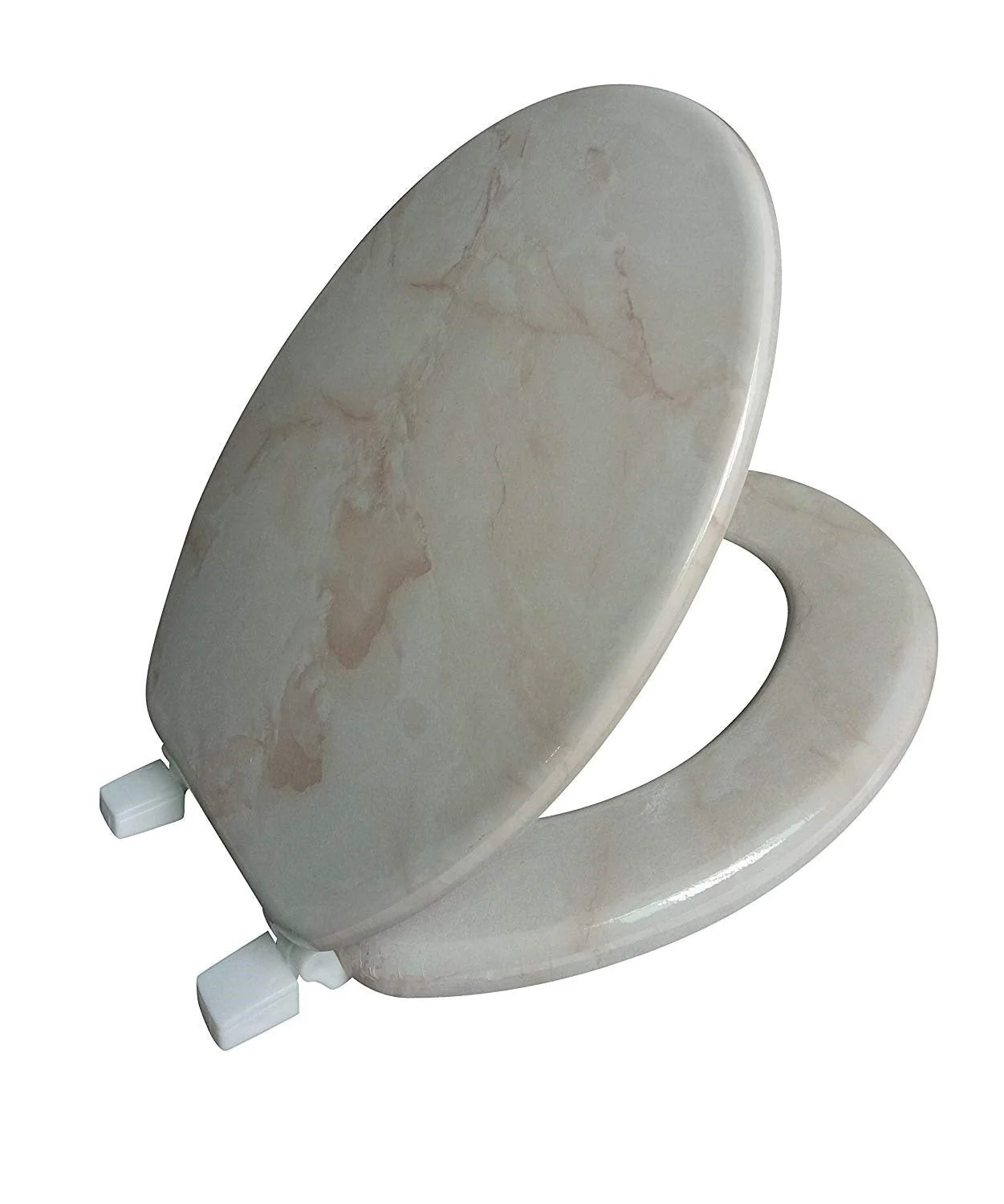 J&V Textiles Round Toilet Seat with Easy Clean & Change Hinge - Image 27