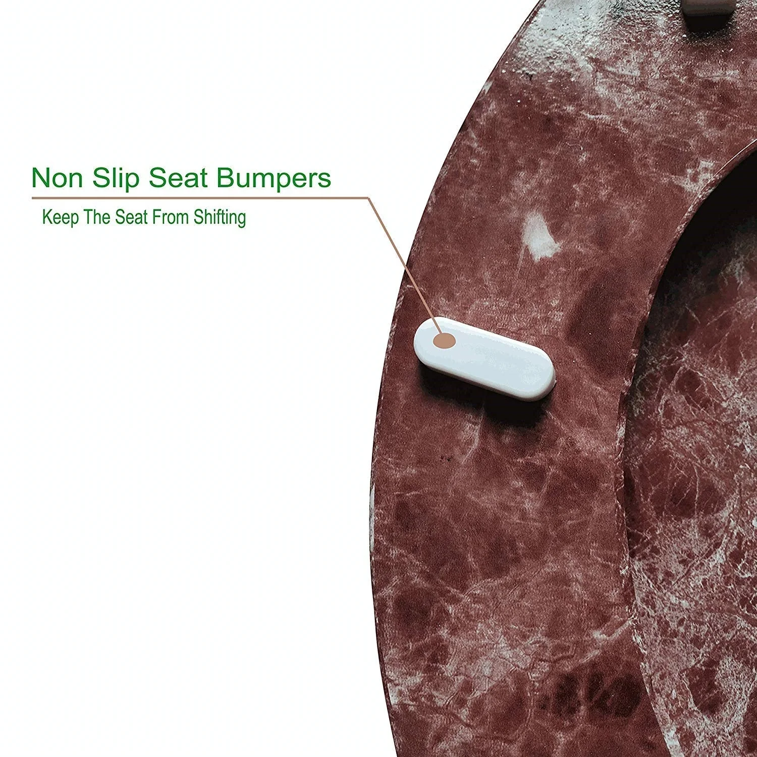 J&V Textiles Round Toilet Seat with Easy Clean & Change Hinge - Image 34