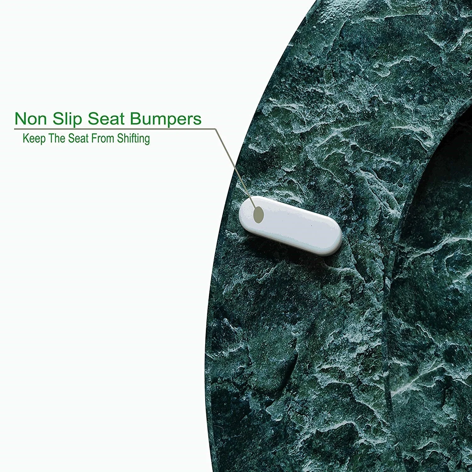 J&V Textiles Round Toilet Seat with Easy Clean & Change Hinge - Image 38