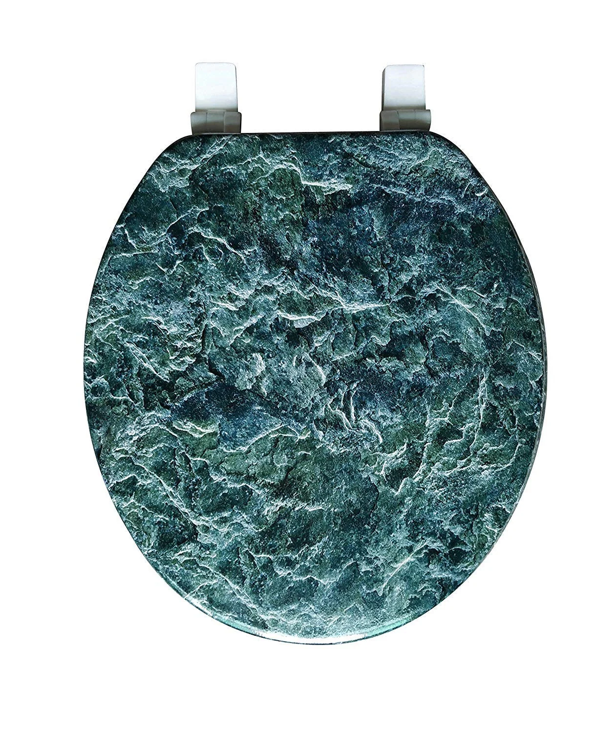 J&V Textiles Round Toilet Seat with Easy Clean & Change Hinge - Image 8