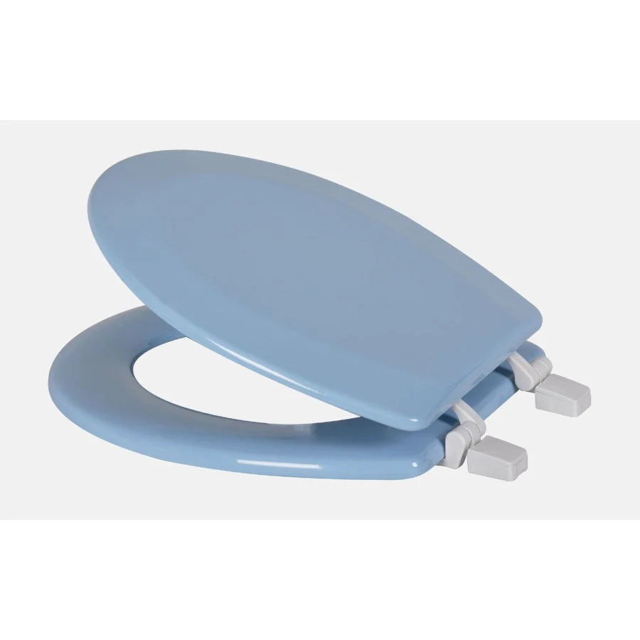 J&V Textiles Round Wooden Toilet Seat With Beveled Edge - Image 5