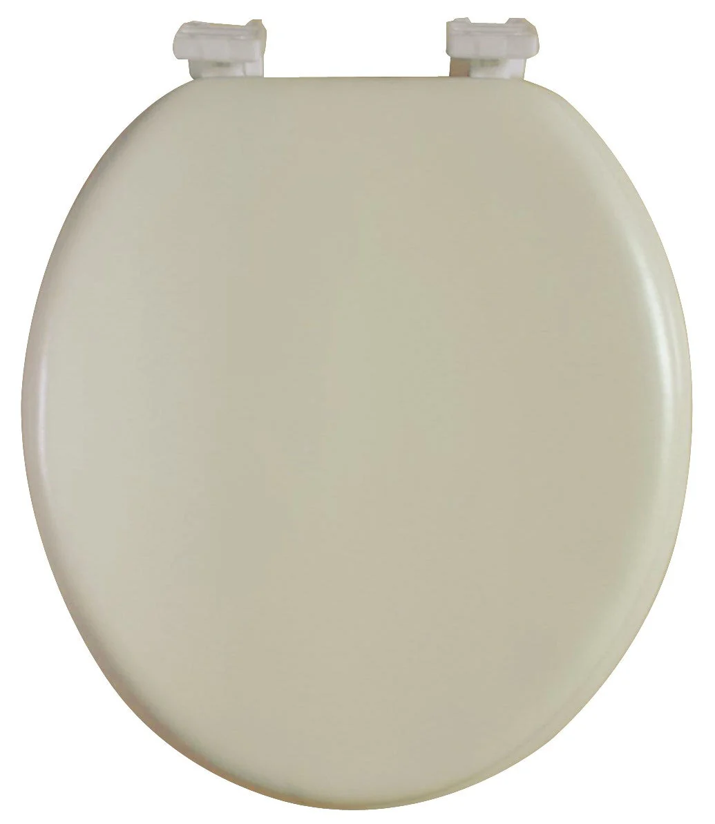 J&V Textiles Soft Round Toilet Seat With Easy Clean & Change Hinge, Padded - Image 9