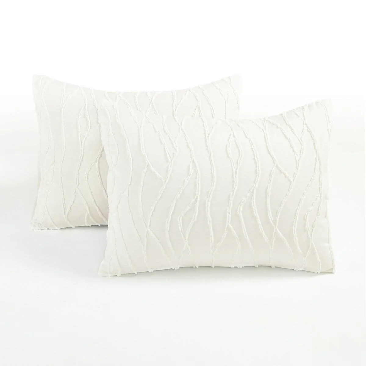 Jacquard Wave 3 Piece Comforter Set - Image 4