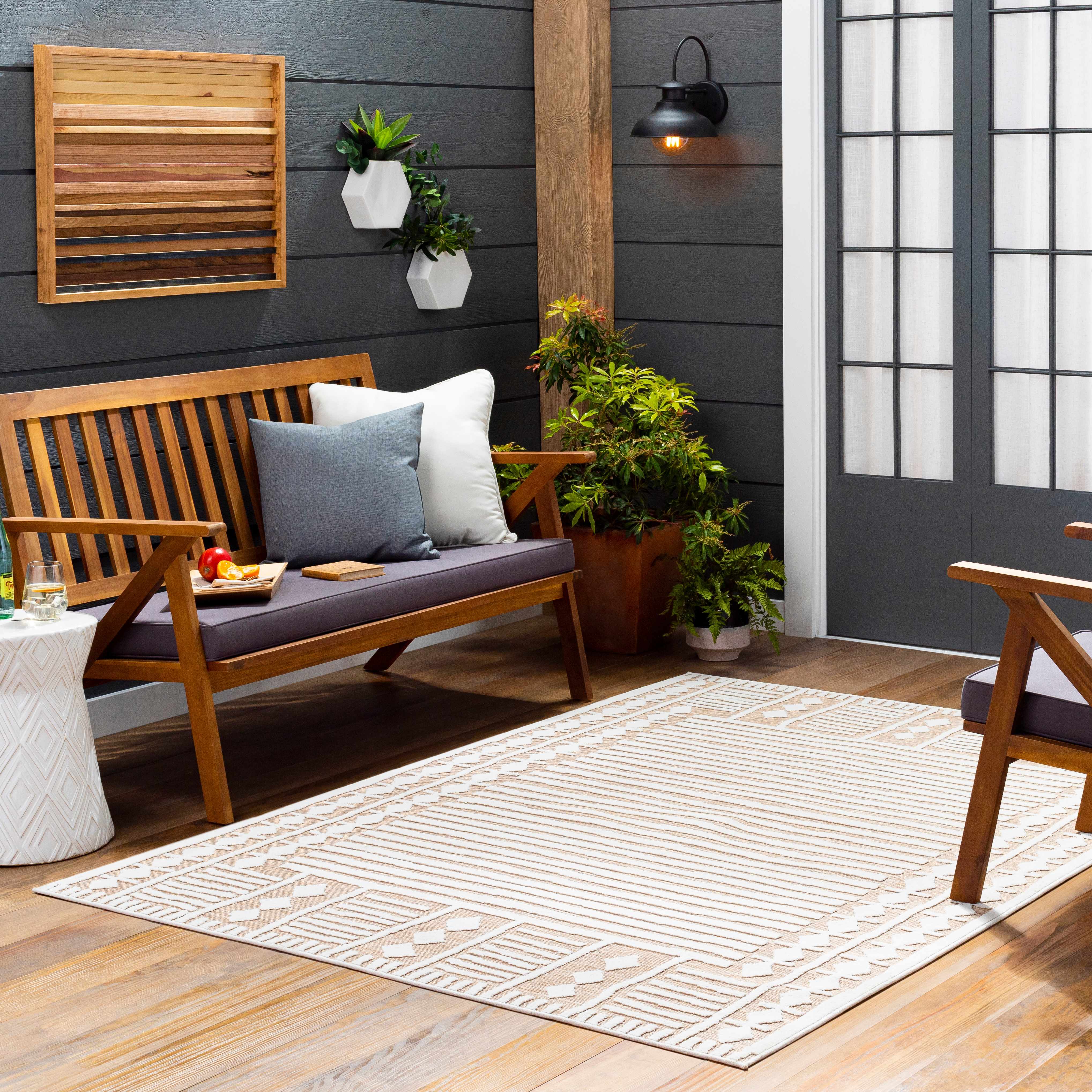 Jalaud 3D Outdoor Area Rug - Clearance - Image 21
