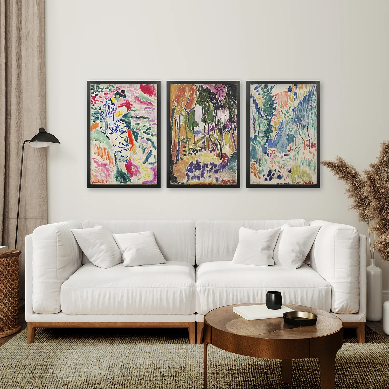 Japanese Garden Set of 3 Posters. Abstract Eclectic Art - Image 5