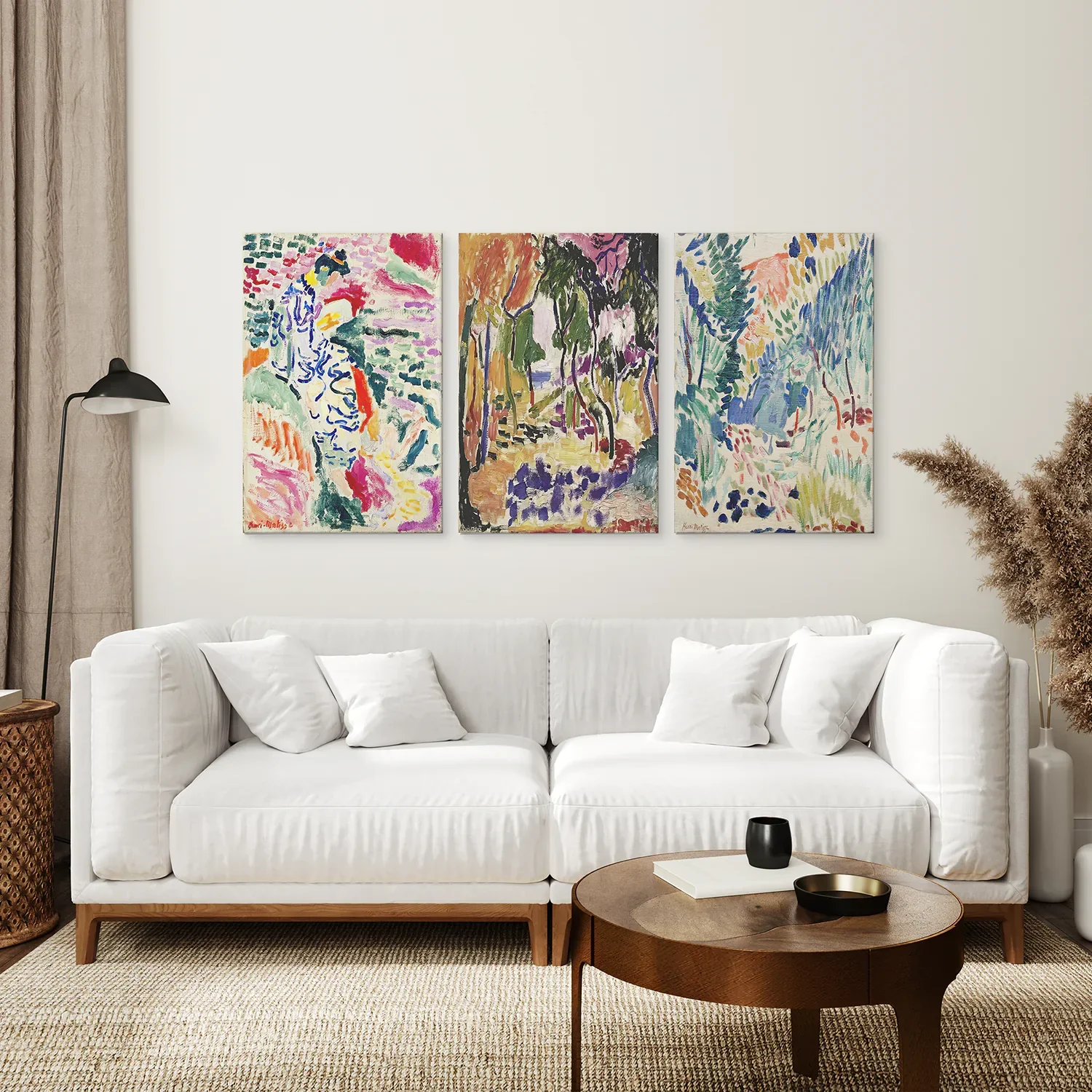 Japanese Garden Set of 3 Posters. Abstract Eclectic Art - Image 7