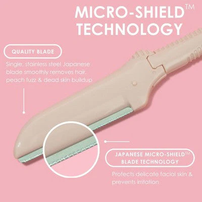 Japonesque Precision Dermaplaner Facial Brush Razors 3ct - Image 4