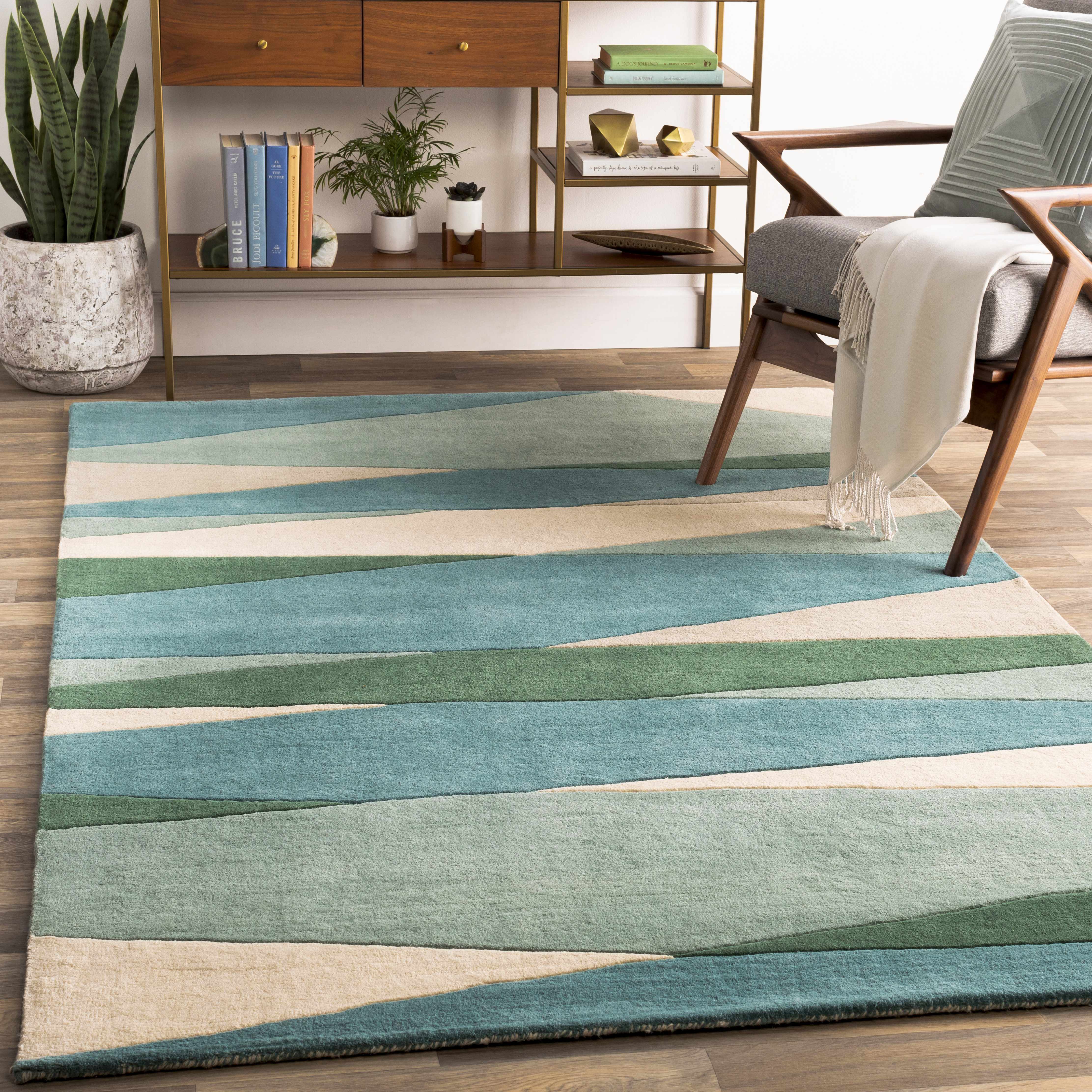 Jarratt Modern Wool Rug - Image 2