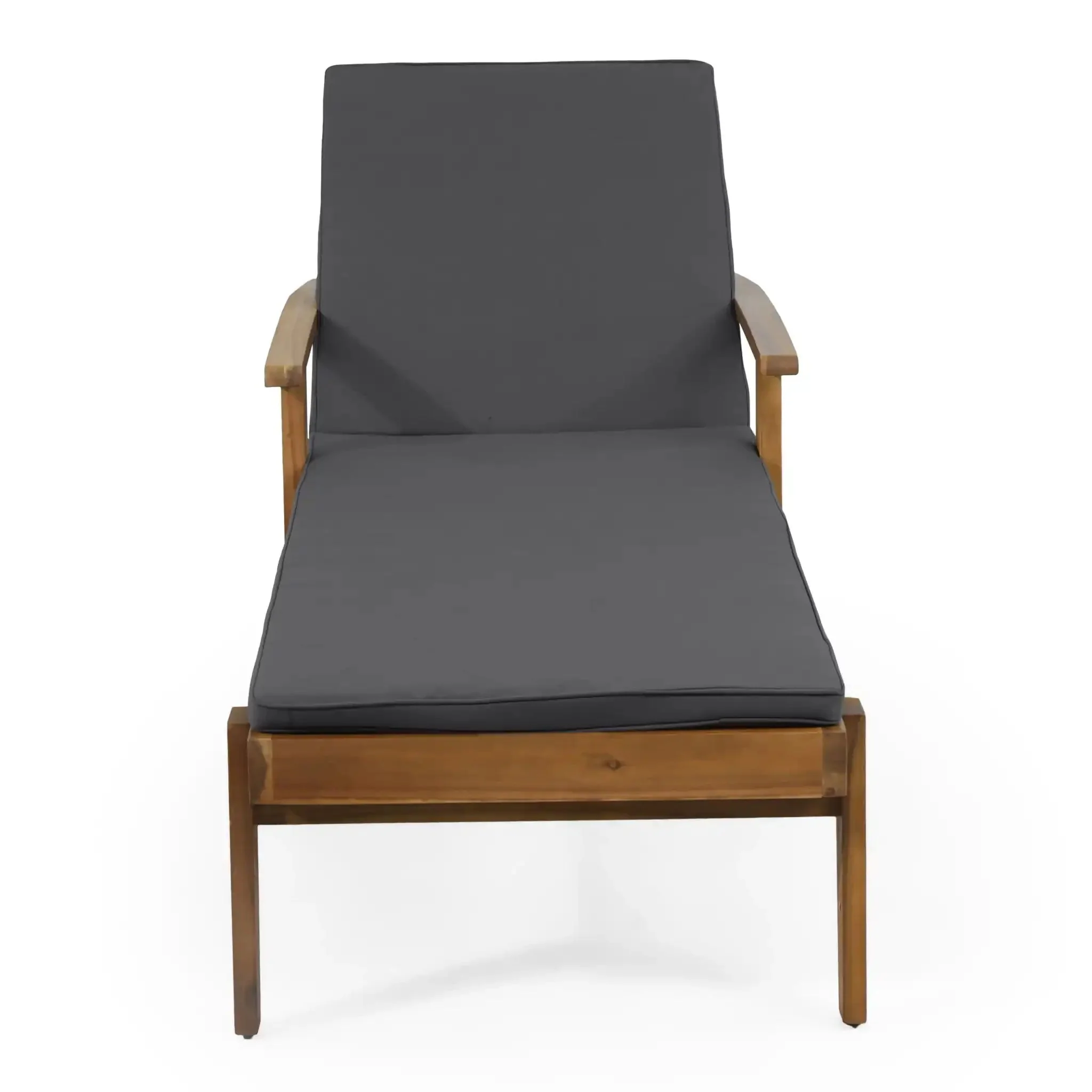 Jason - Chaise Lounge Adjustable Acacia Wood Outdoor Furniture - Image 7