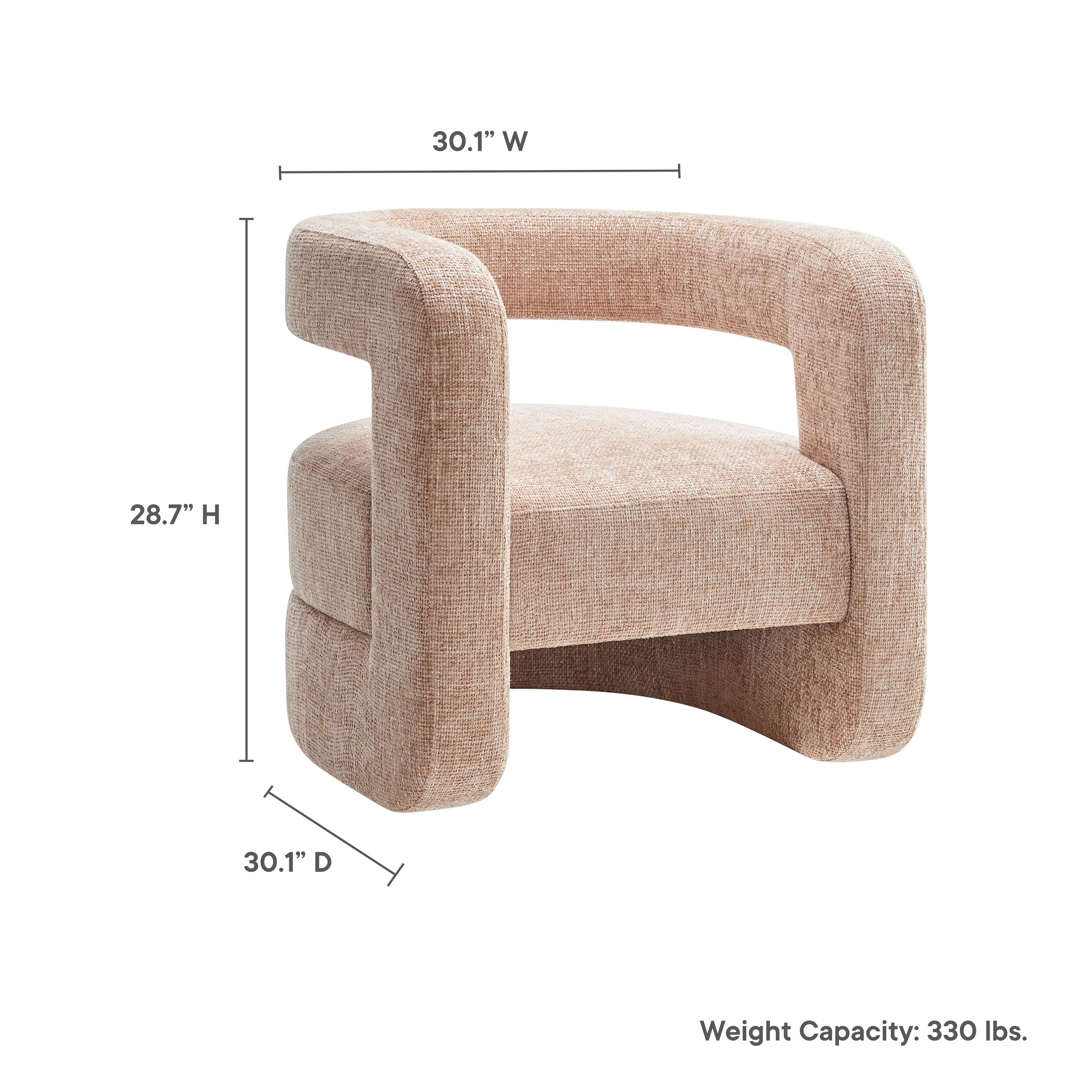 Jaylin Upholstered Chenille Accent Chair by Modway - Image 18