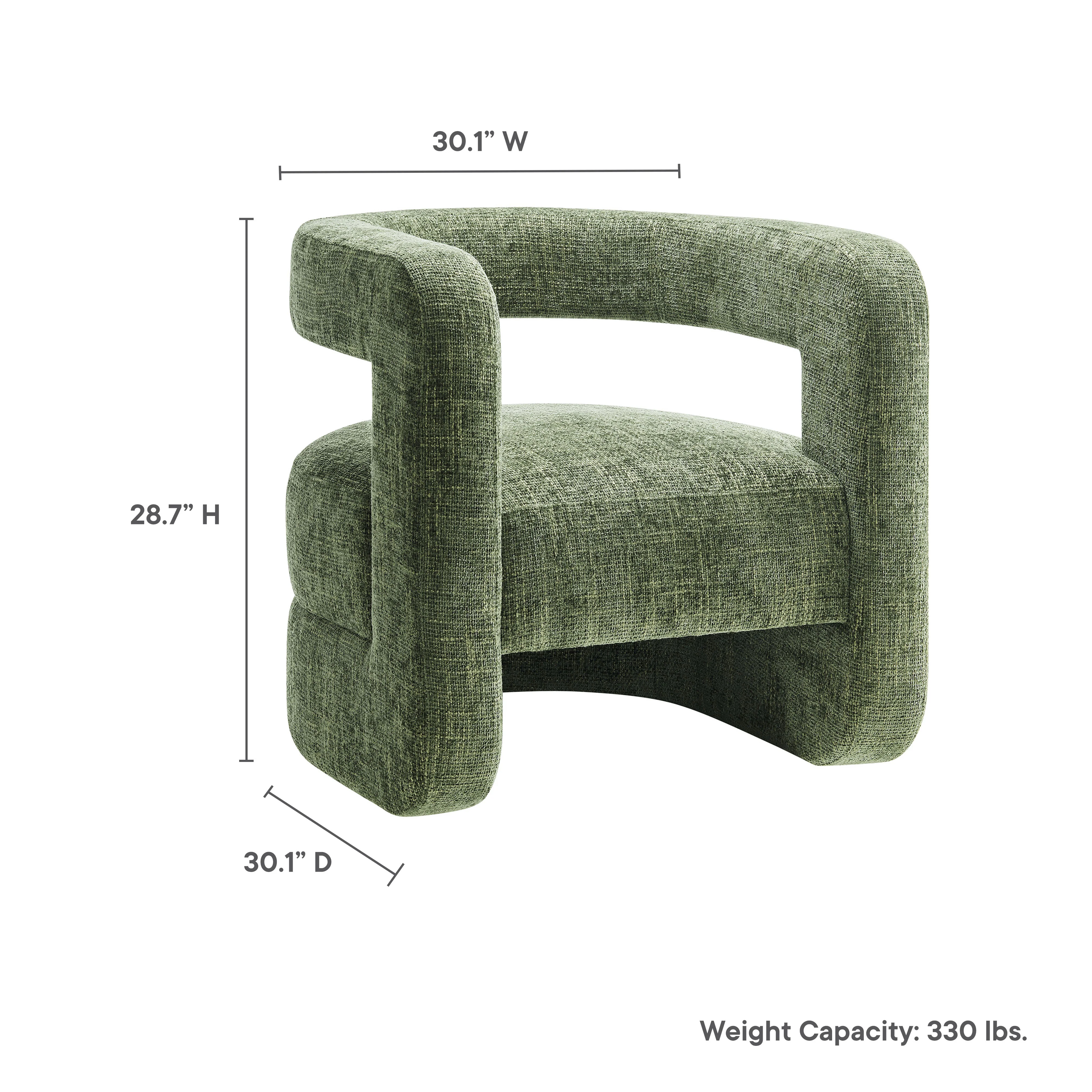 Jaylin Upholstered Chenille Accent Chair by Modway - Image 19